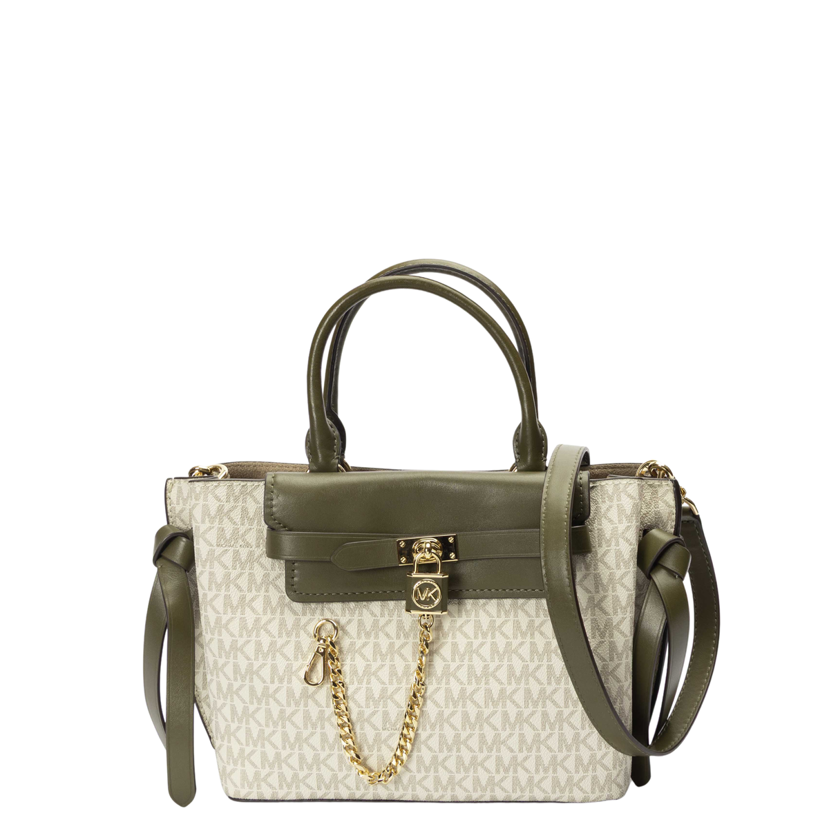 Michael Kors Hamilton Legacy Logo Belted Satchel