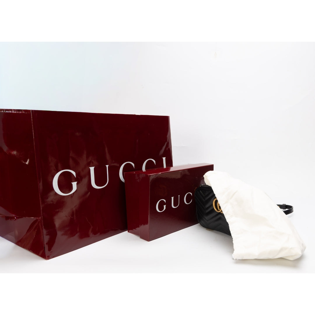 Gucci GG Marmont Black Crossbody Bag