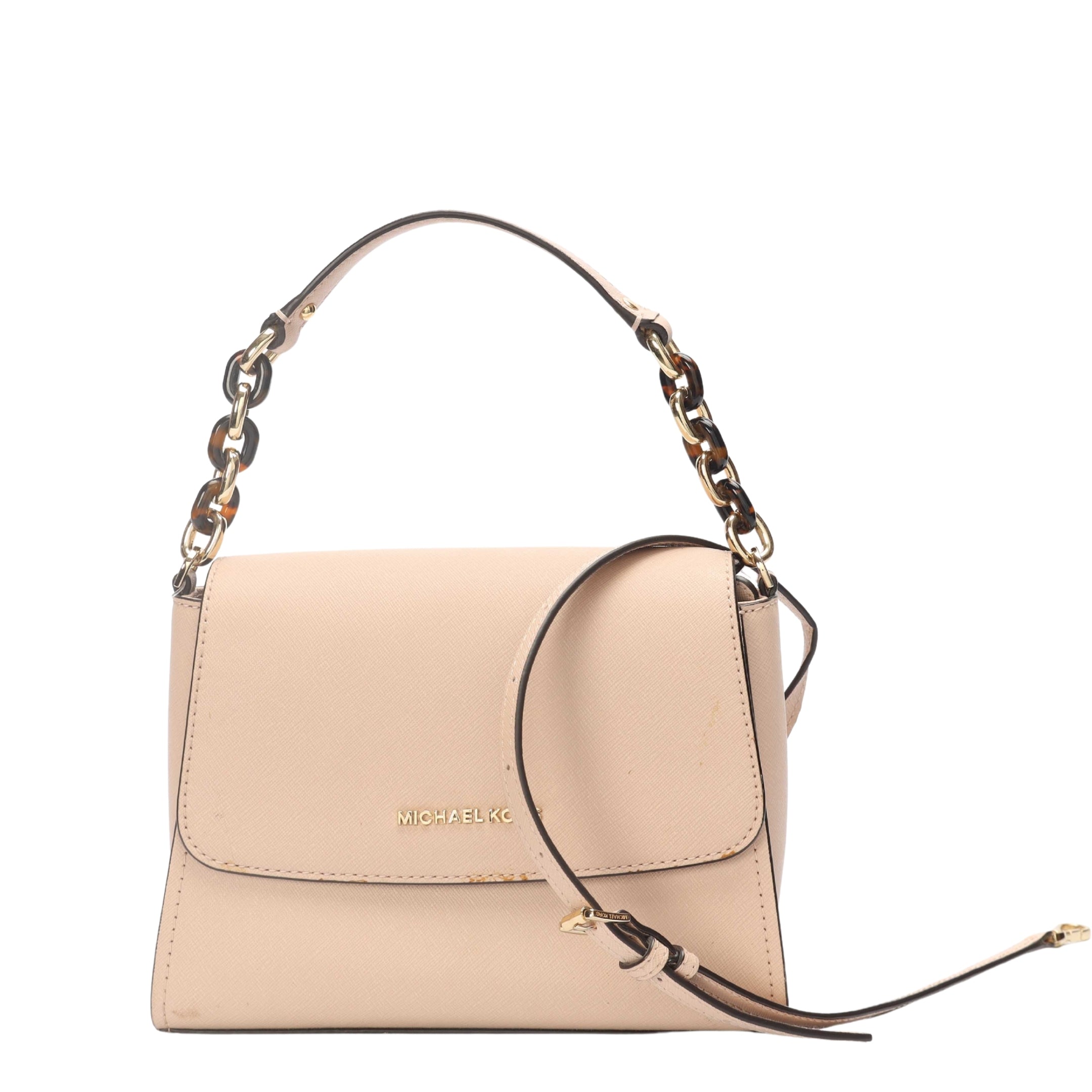 Michael Kors Pink Sofia Satchel Crossbody Bag