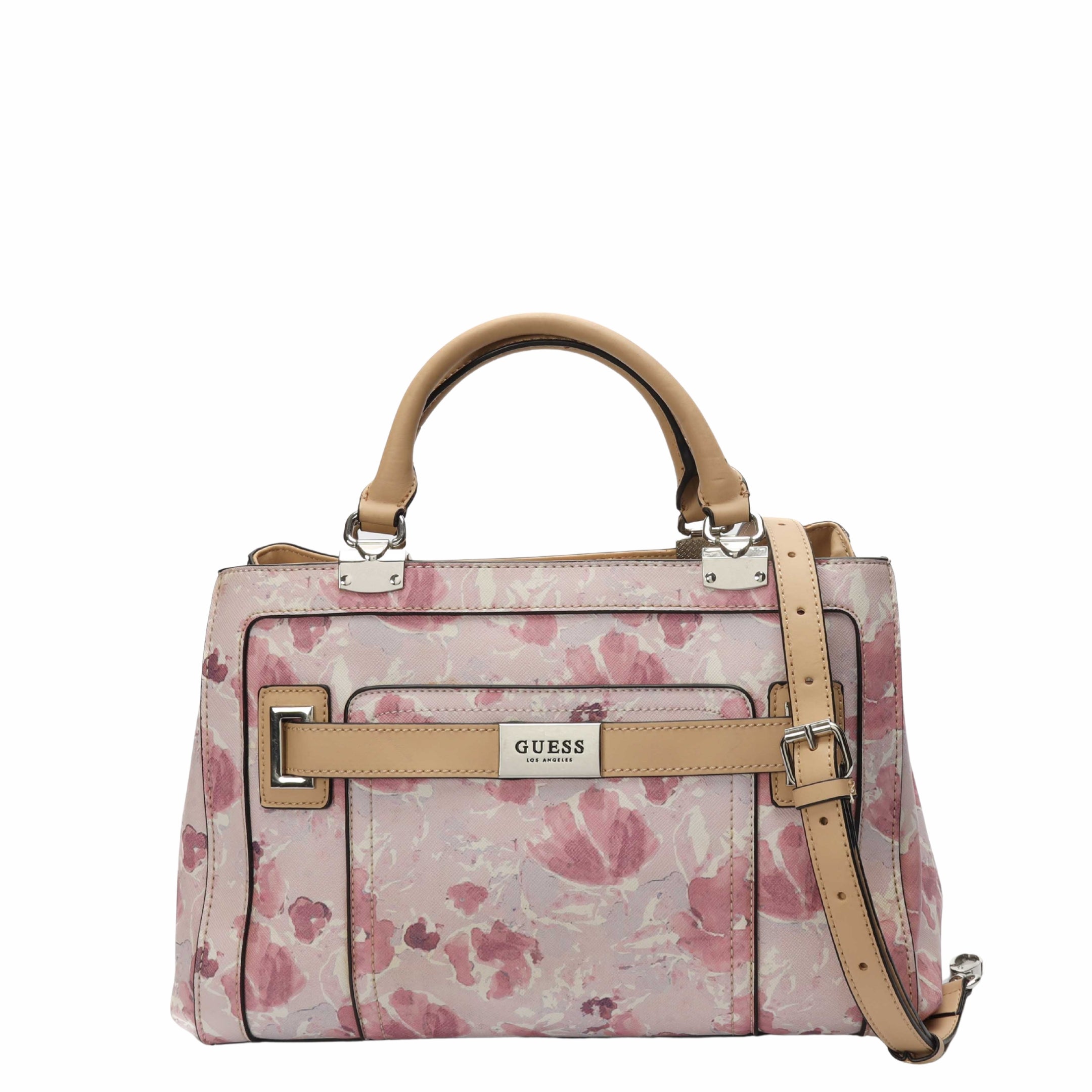Guess Violet Floral Satchel