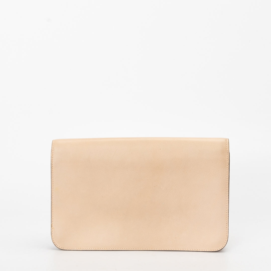 Fendi Tri Color Leather 2Jours Envelope Clutch