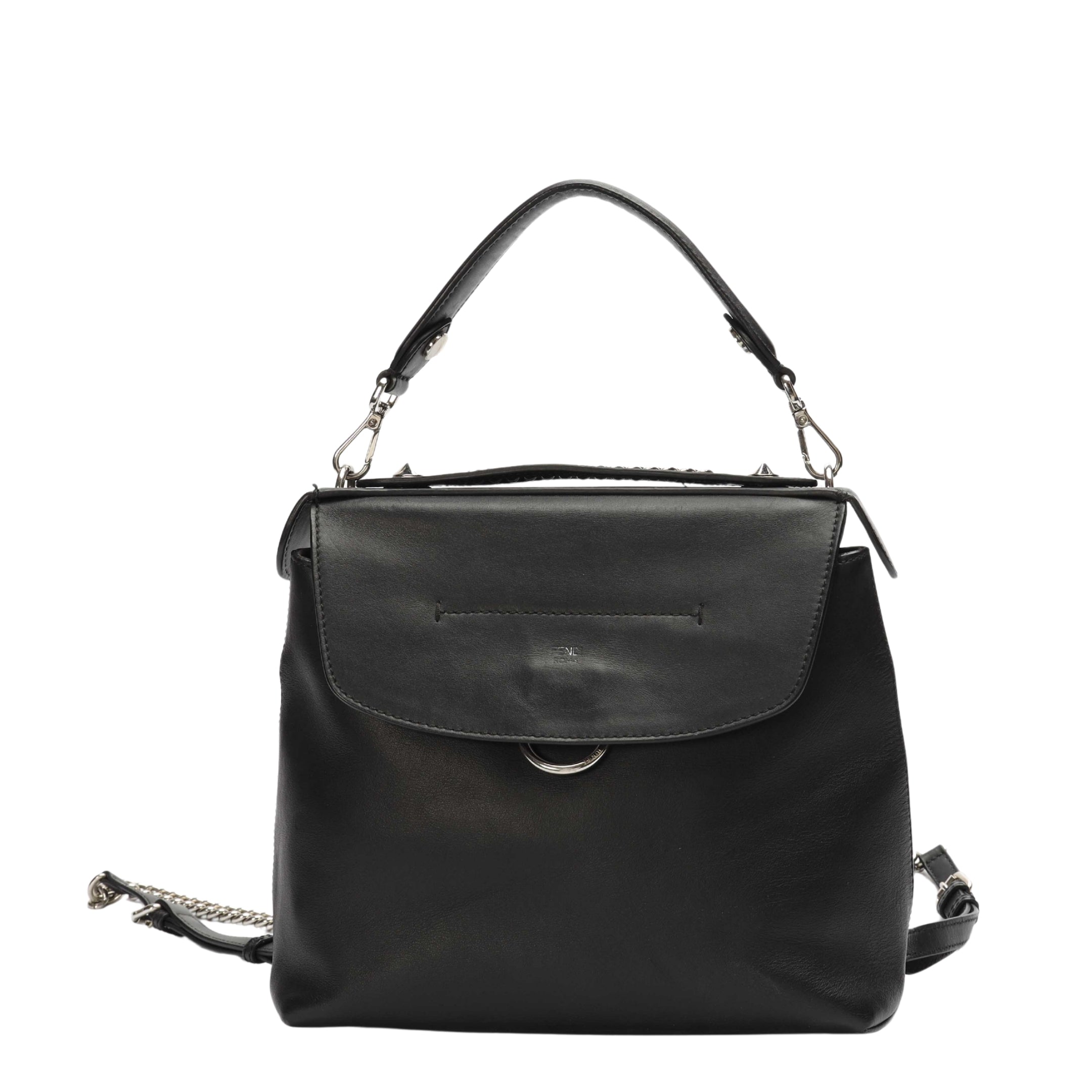 Fendi Black Back to School Backpack