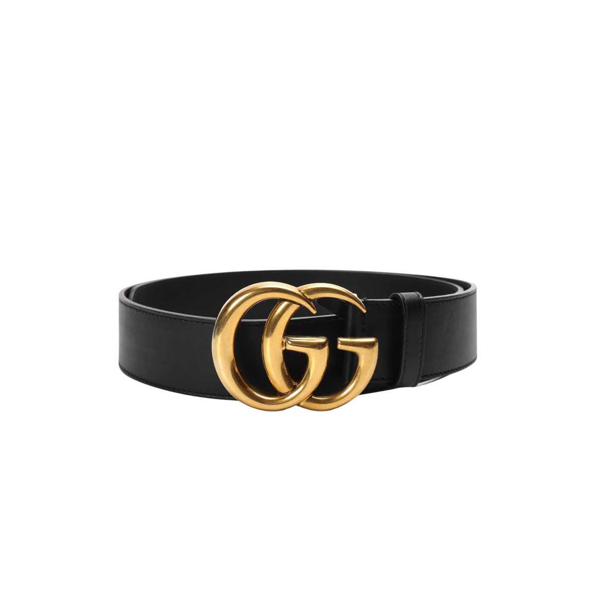 Gucci Black Logo Buckle Belt