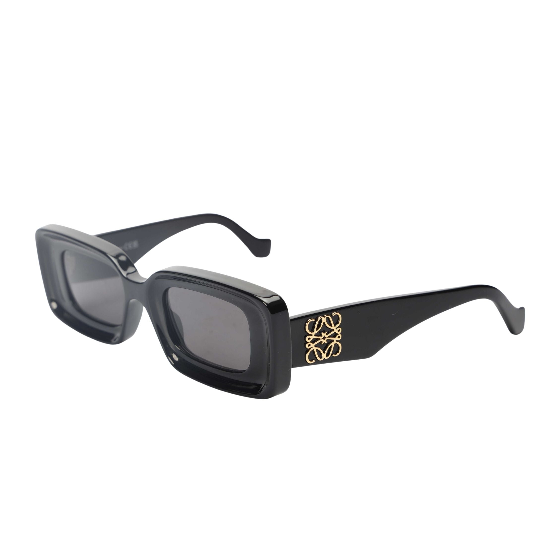 Loewe Black Rectangular Sunglasses