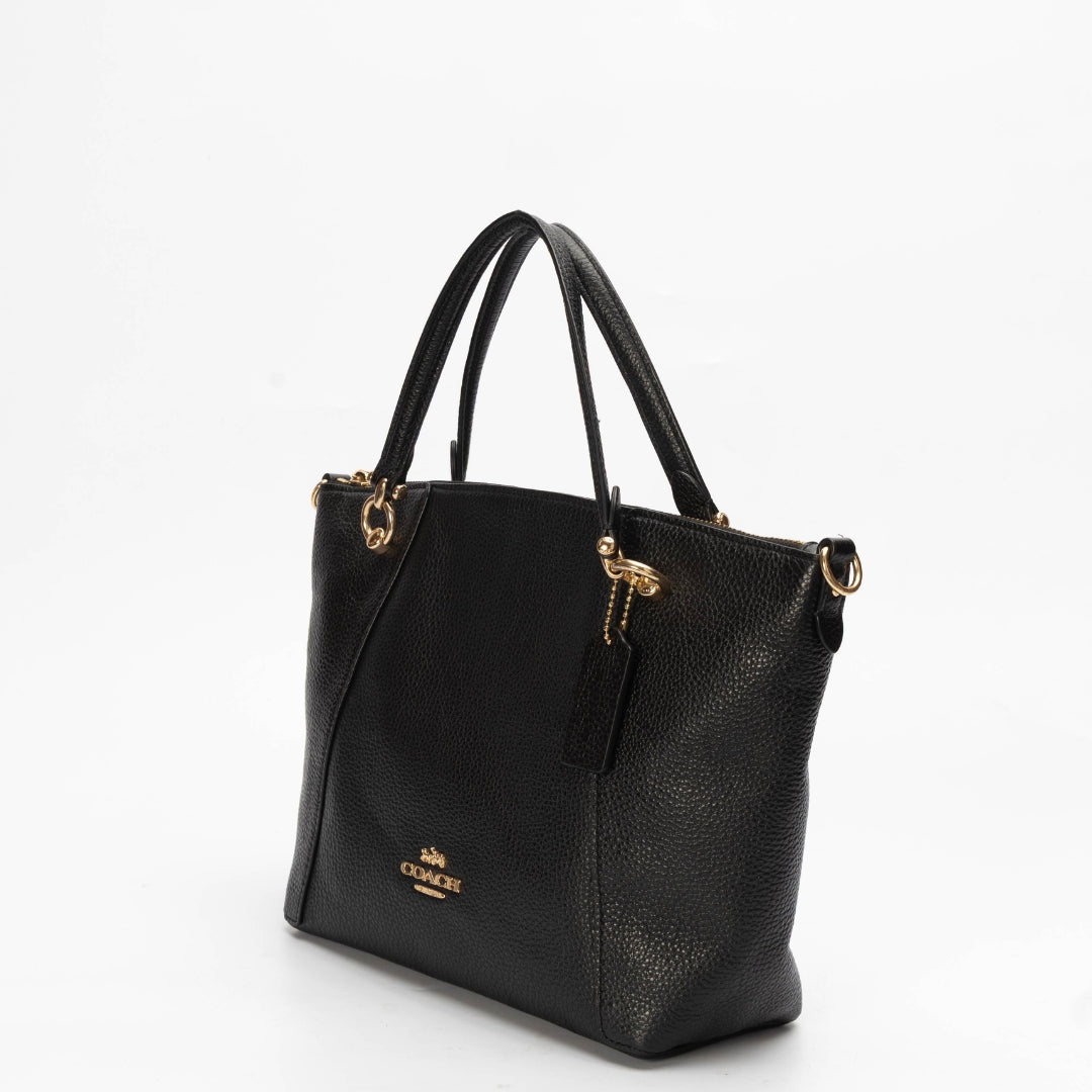 Coach Black Kacey Convertible Satchel