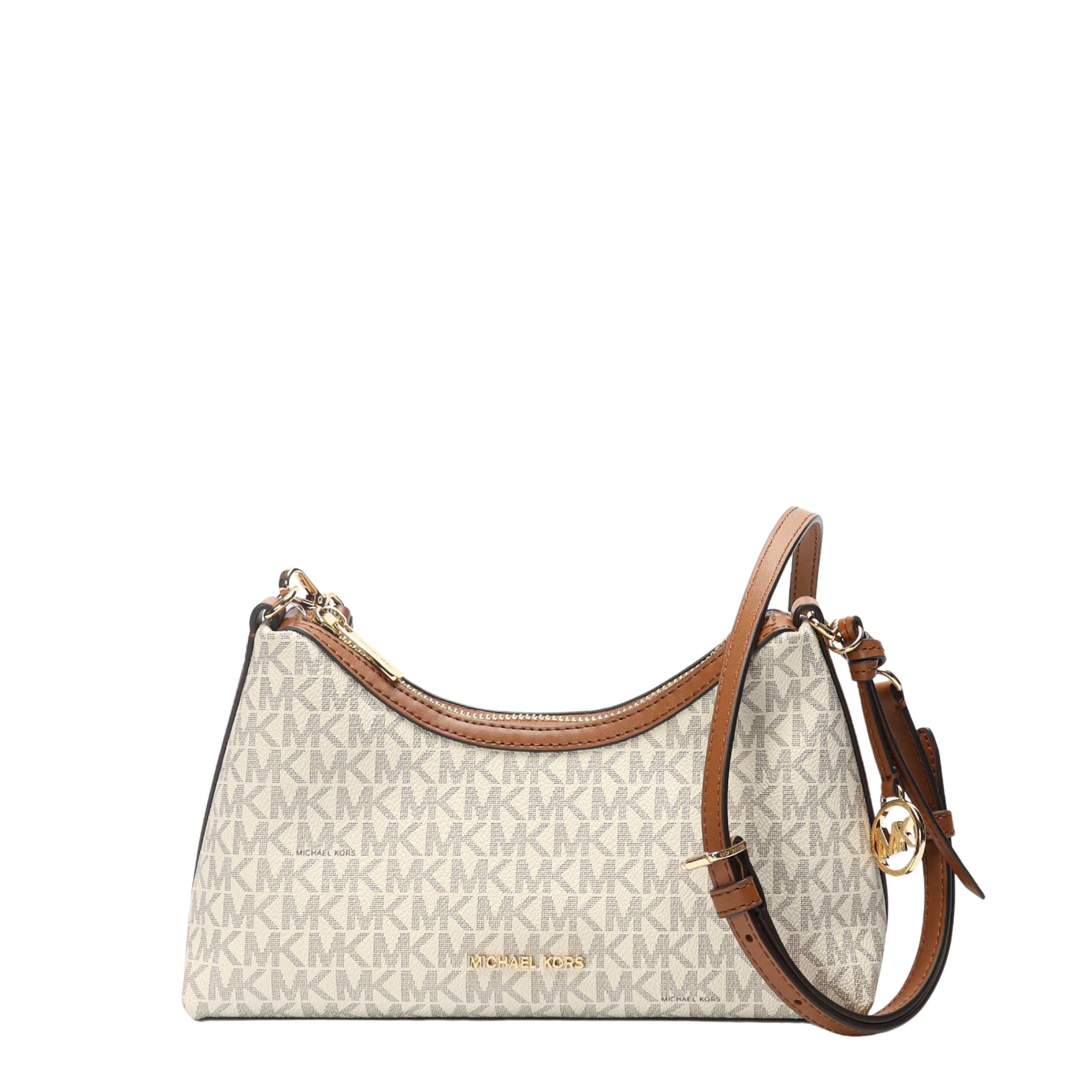Michael Kors Sammy Vanilla Logo Crossbody Bag