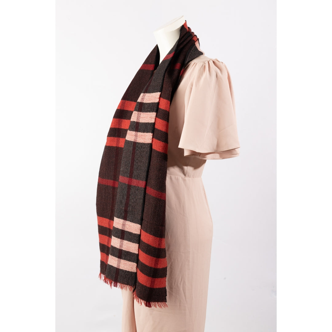 Burberry Red Cashmere Scarf
