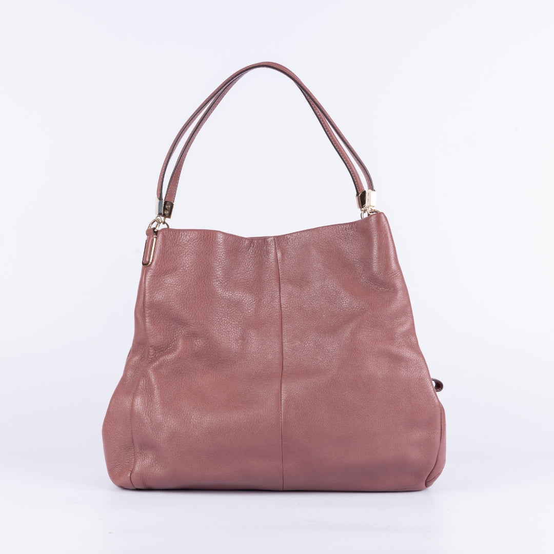 Coach Burgundy Leather Madison Tote