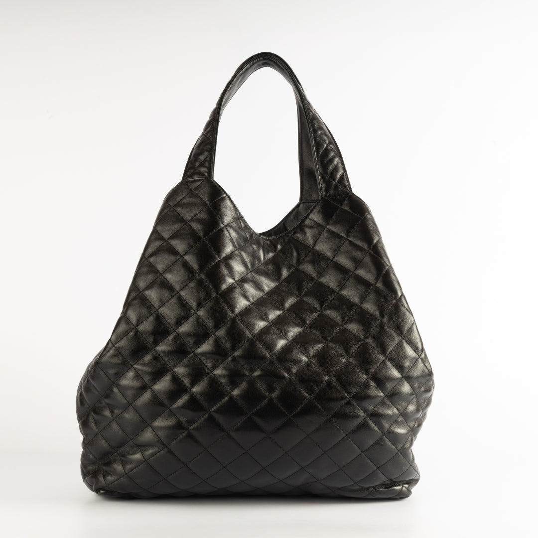 YSL Icare Maxi Quilted Leather Tote Bag