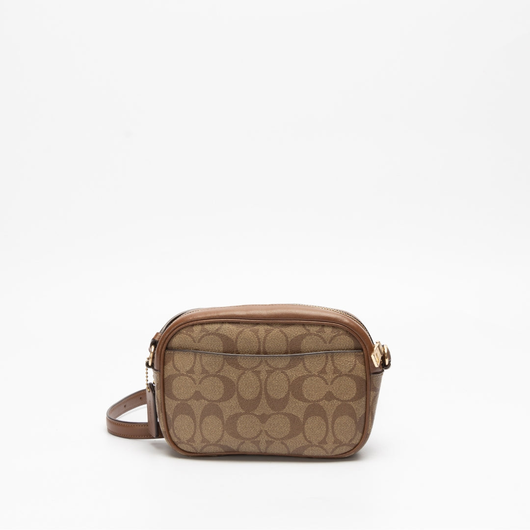 Coach Mini Jamie Signature Canvas Camera Crossbody Bag