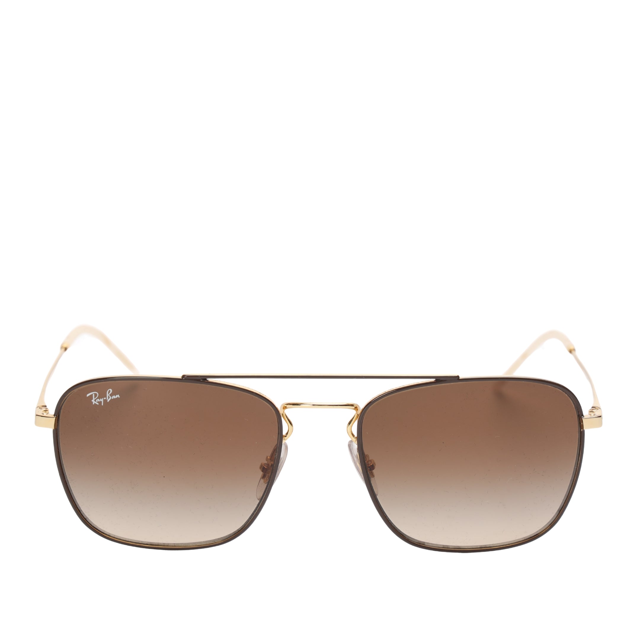 Ray Ban Brown Lens Square Sunglasses