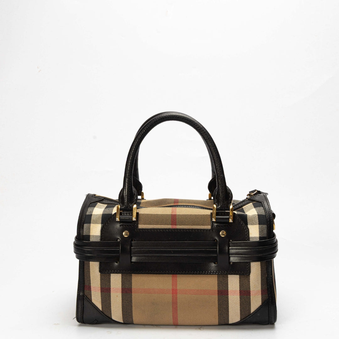 Burberry House Check Bridle Chester Bowler Bag