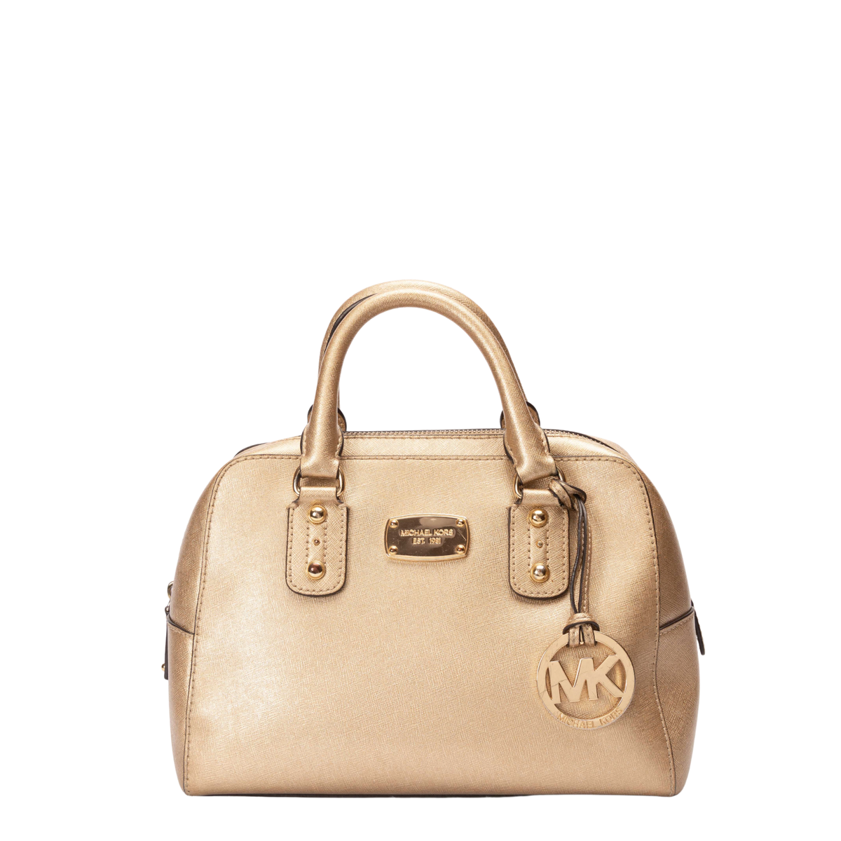 Michael Kors Gold Dome Satchel