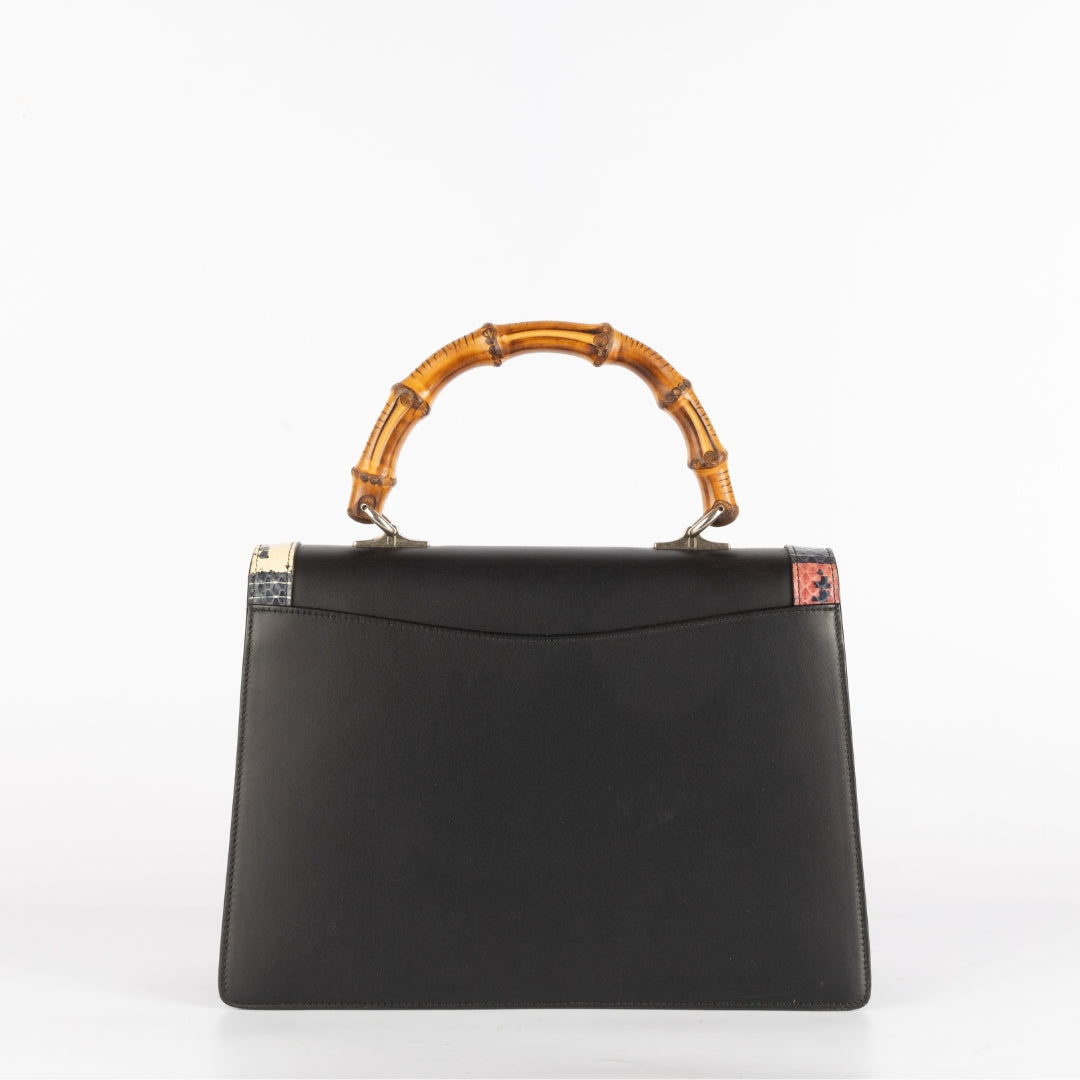 Gucci Lilith Leather Top Handle Bag