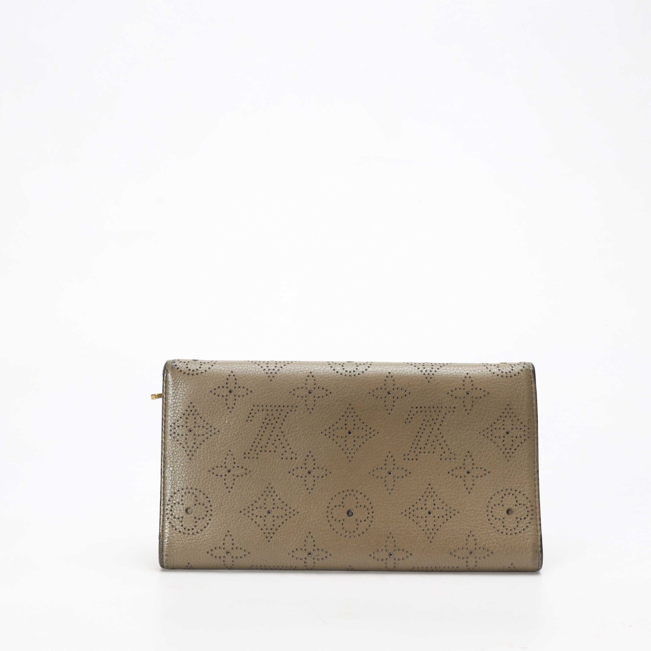 Louis Vuitton Taupe Monogram Mahina Amelia Wallet