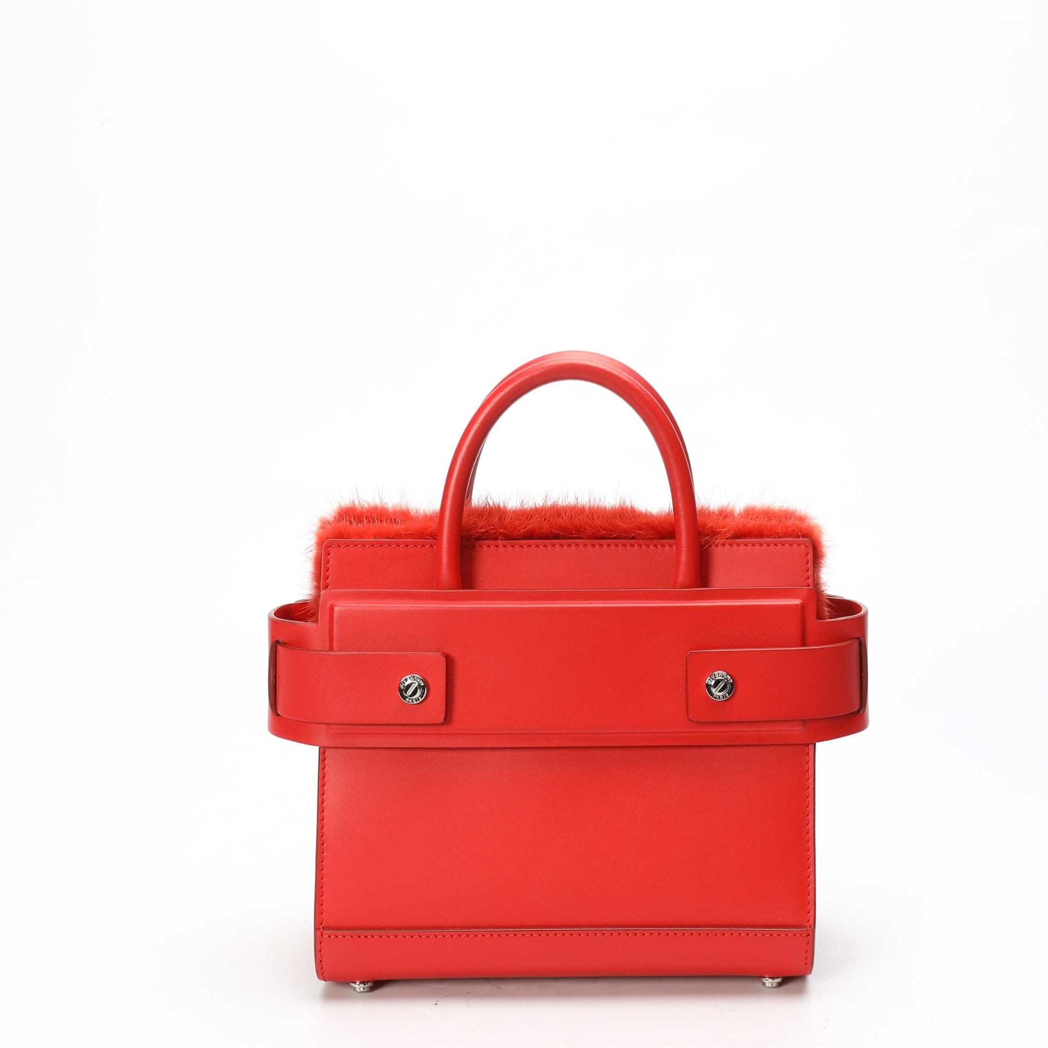 Givenchy Red Nano Horizon Satchel Crossbody Bag