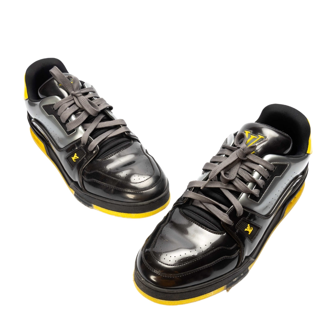 Louis Vuitton Black & Yellow Mens Trainer
