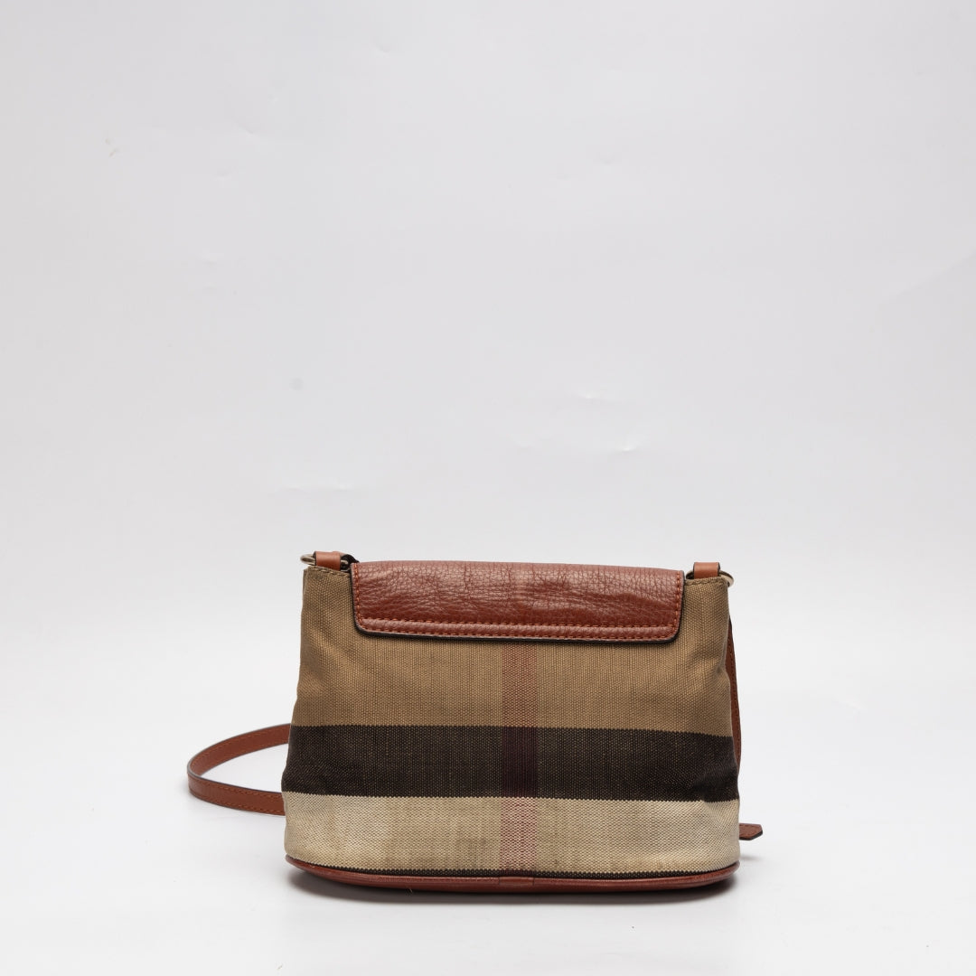 Burberry Check Gowan Crossbody Bag