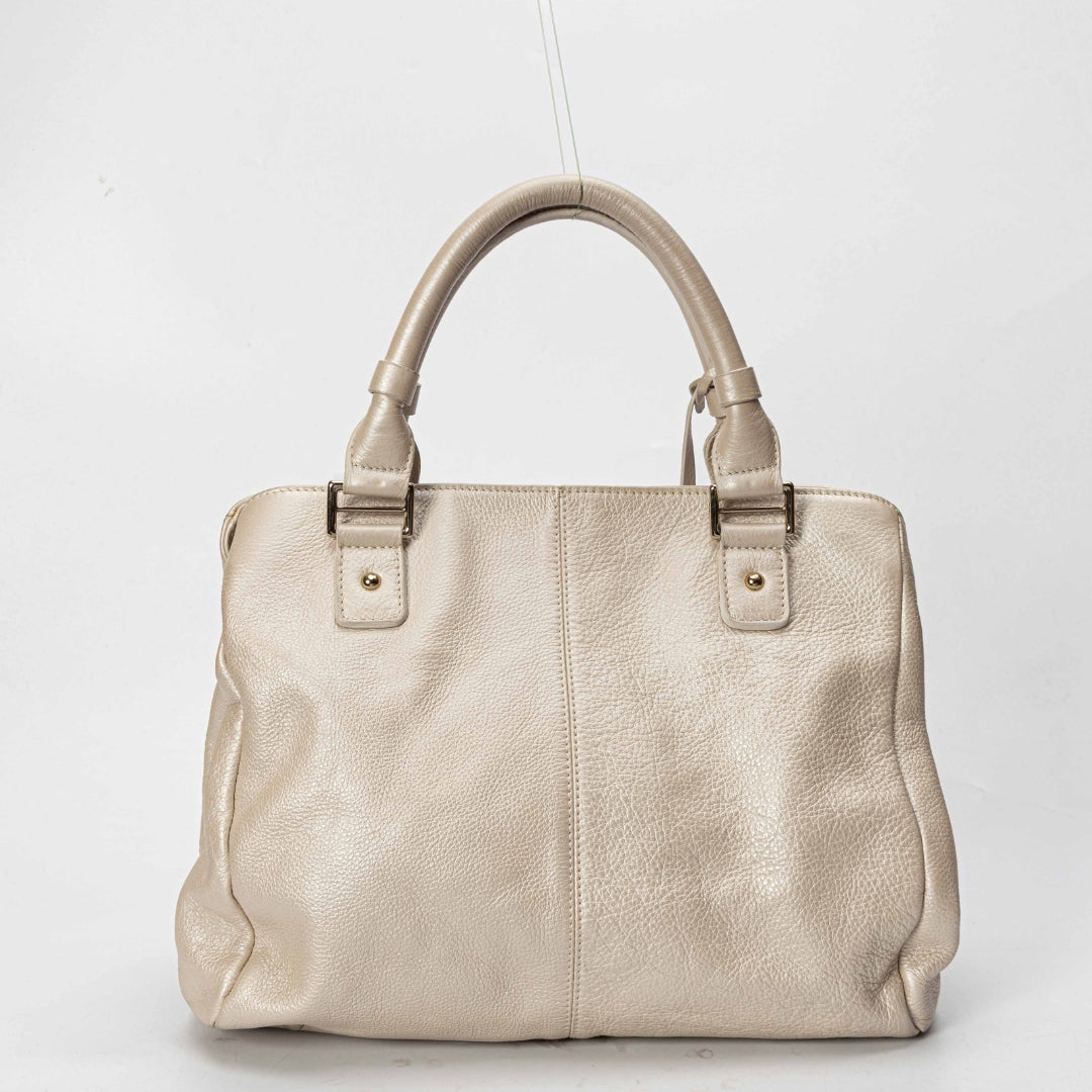 Jimmy Choo Gold Metallic Large Tote