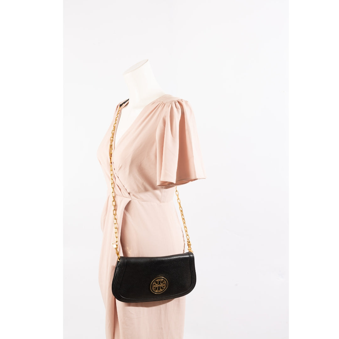 Tory Burch Amanda Logo Flap Crossbody Bag