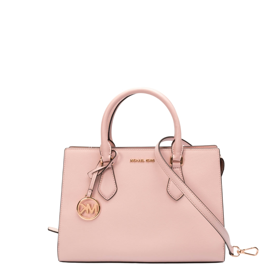 Michael Kors Sheila Faux Saffiano Leather Satchel
