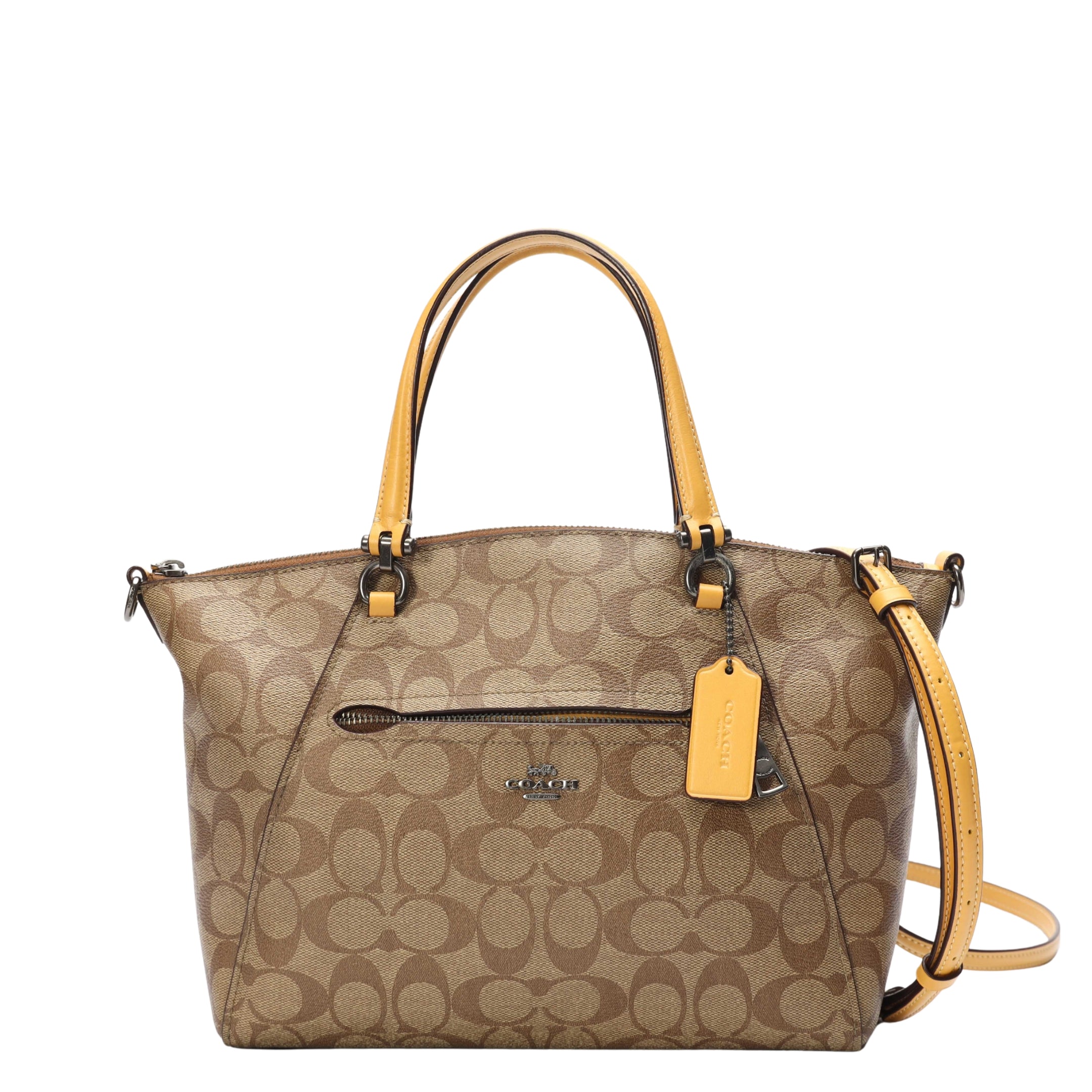 Coach Prairie Signature Canvas Satchel