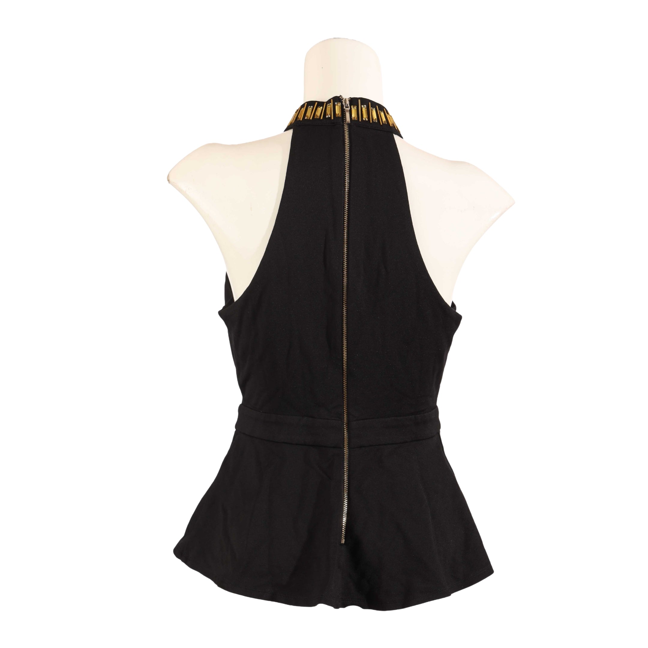 Bebe Black Halter Neck Top