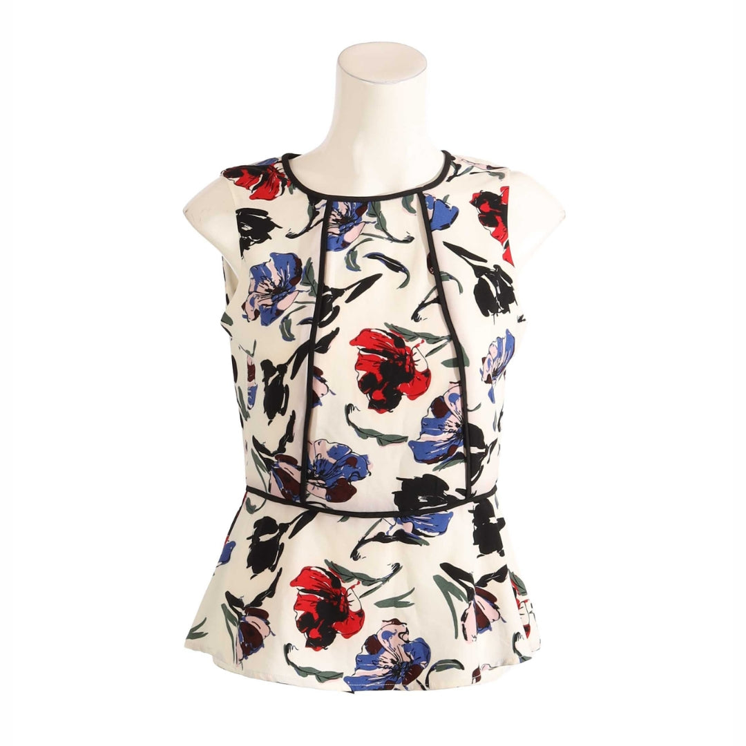 Banana Republic Floral Peplum Top