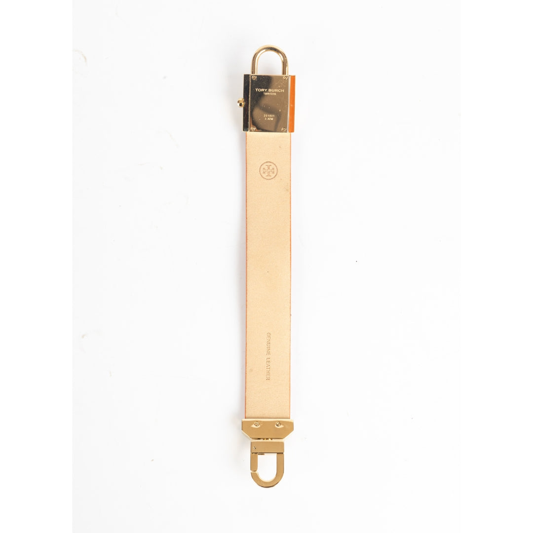 Tory Burch Surrey Orange Gold Tone Watch