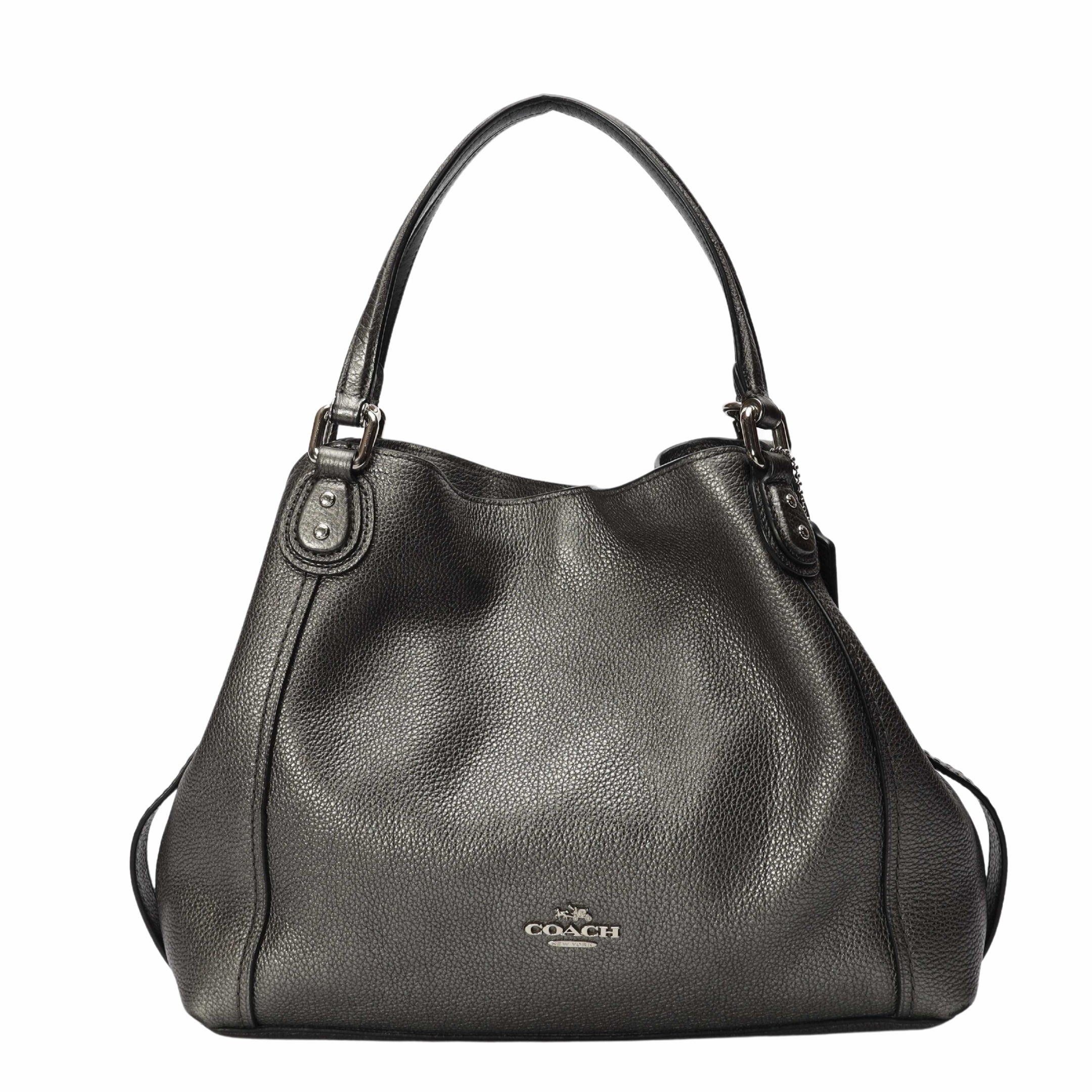 Coach Grey Edie Shoulder Bag