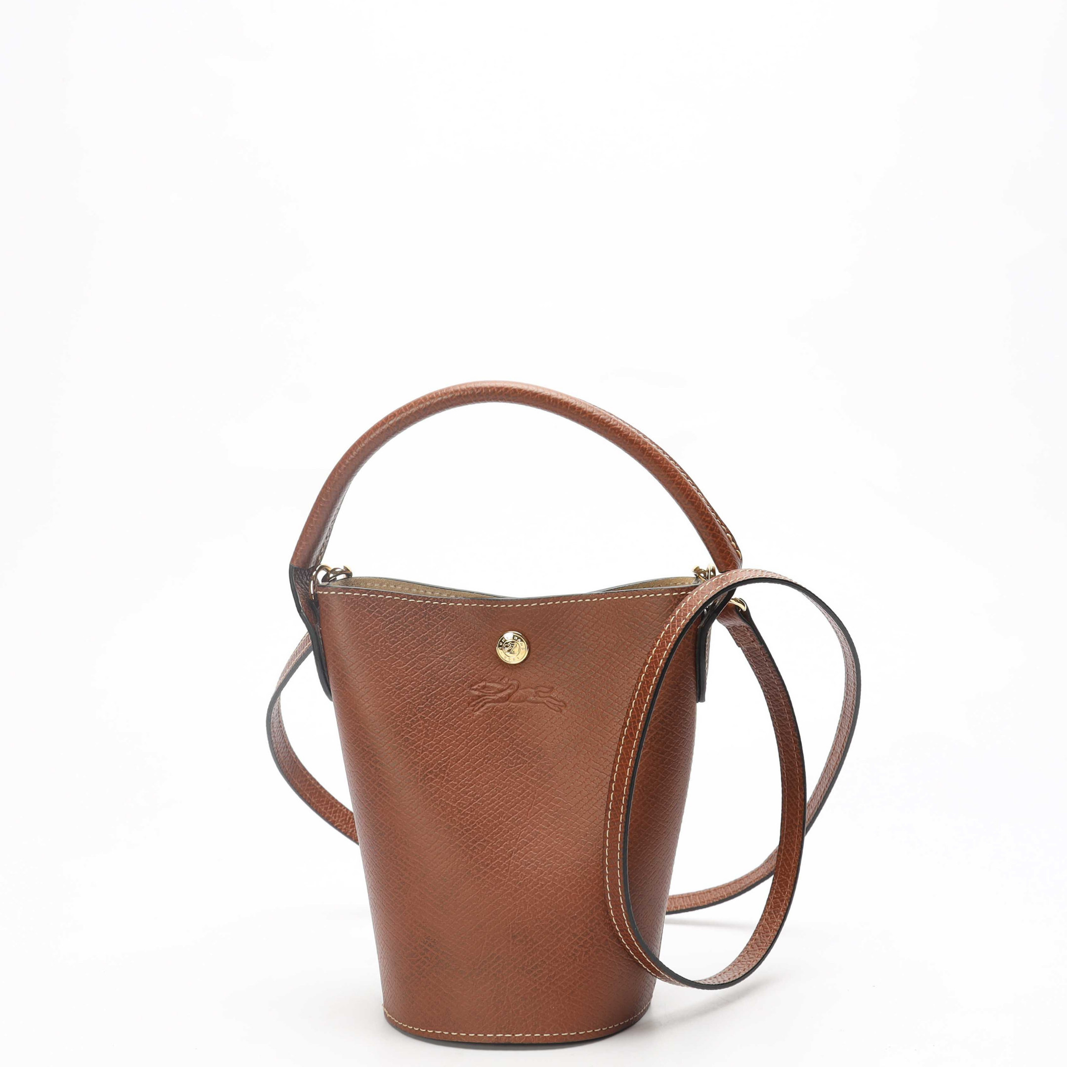 Longchamp Épure Brown Bucket bag