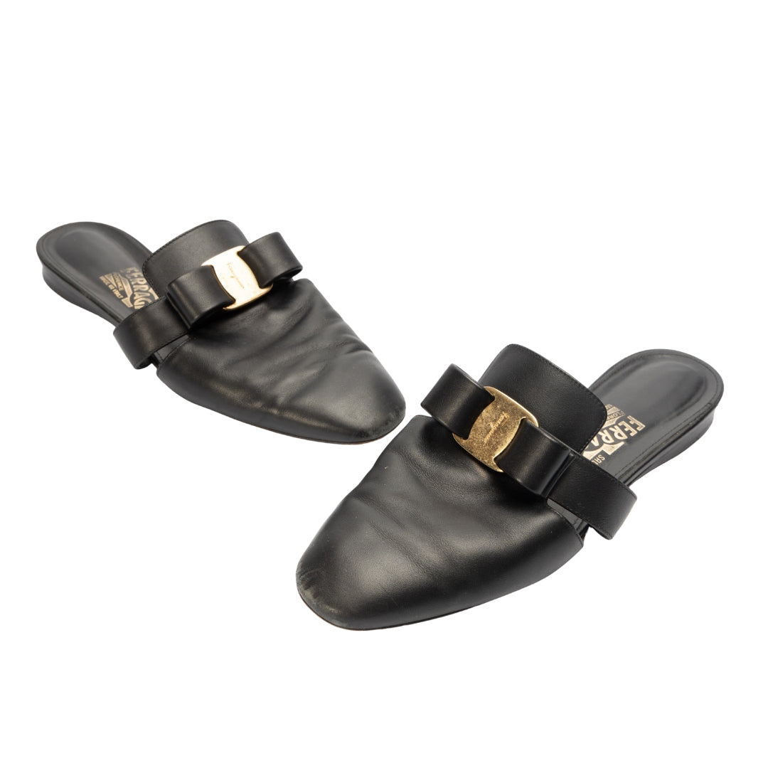 Salvatore Ferragamo Briza Vara Bow Mule
