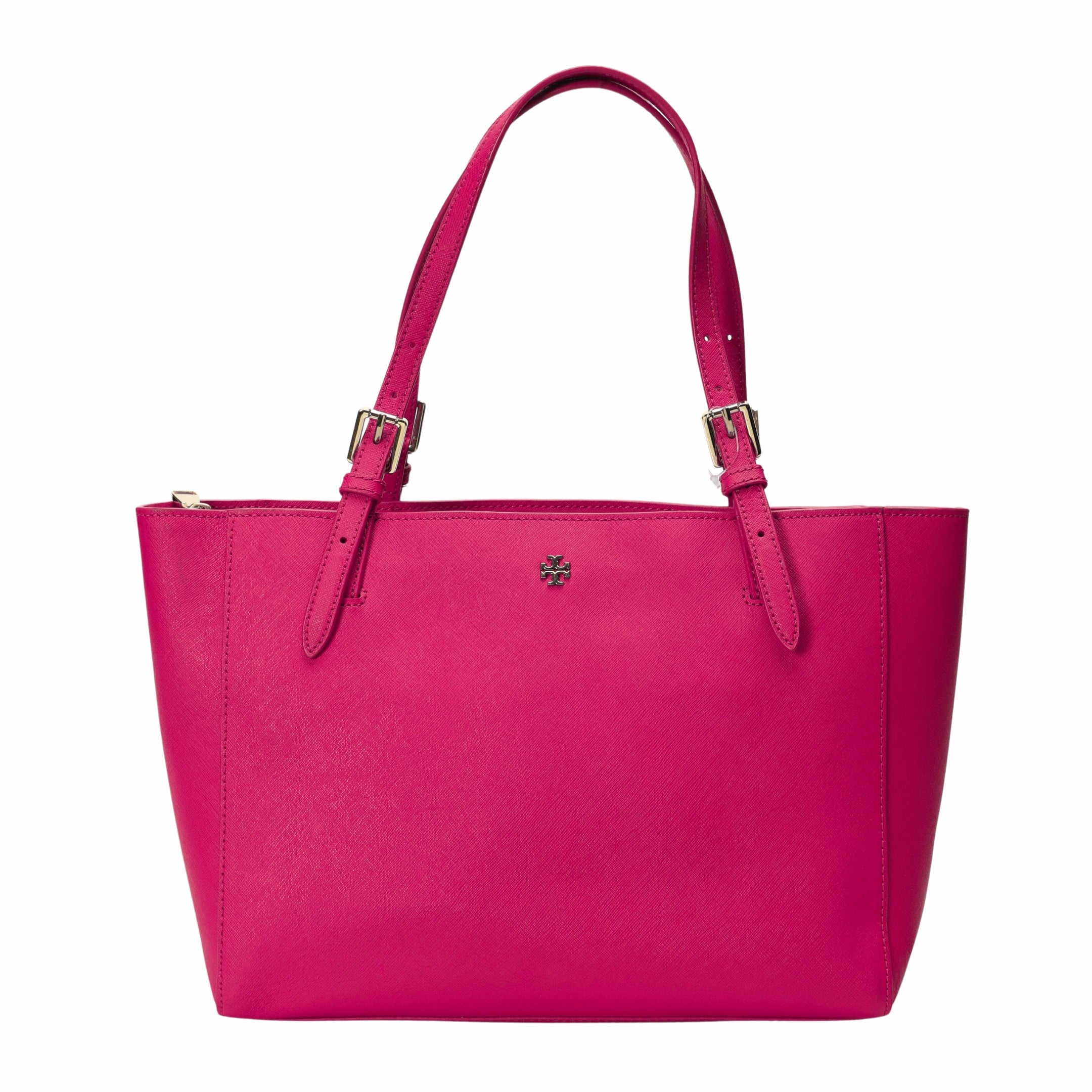 Tory Burch Fuchsia Medium York Buckle Tote