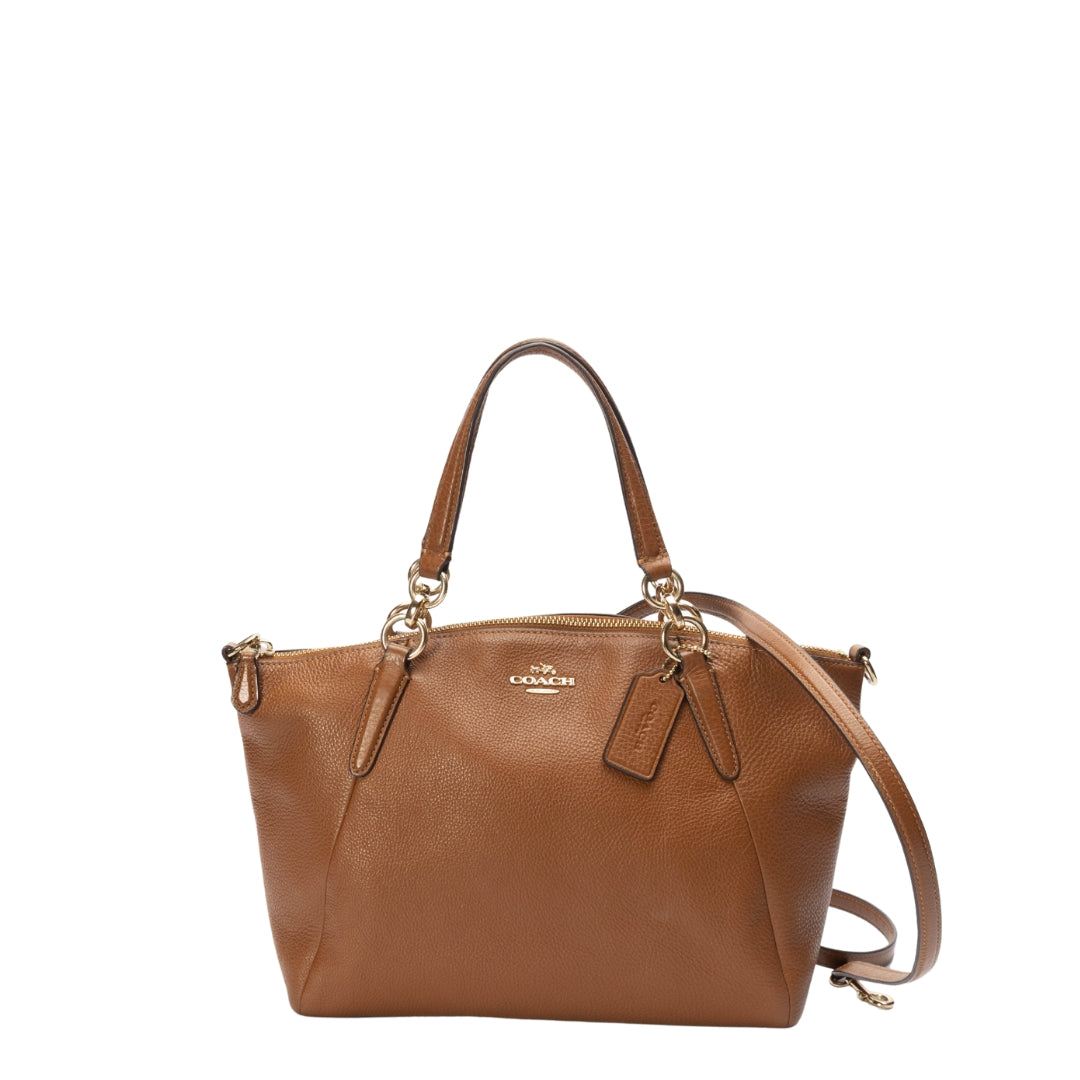 Coach Tan Kelsey Convertible Satchel