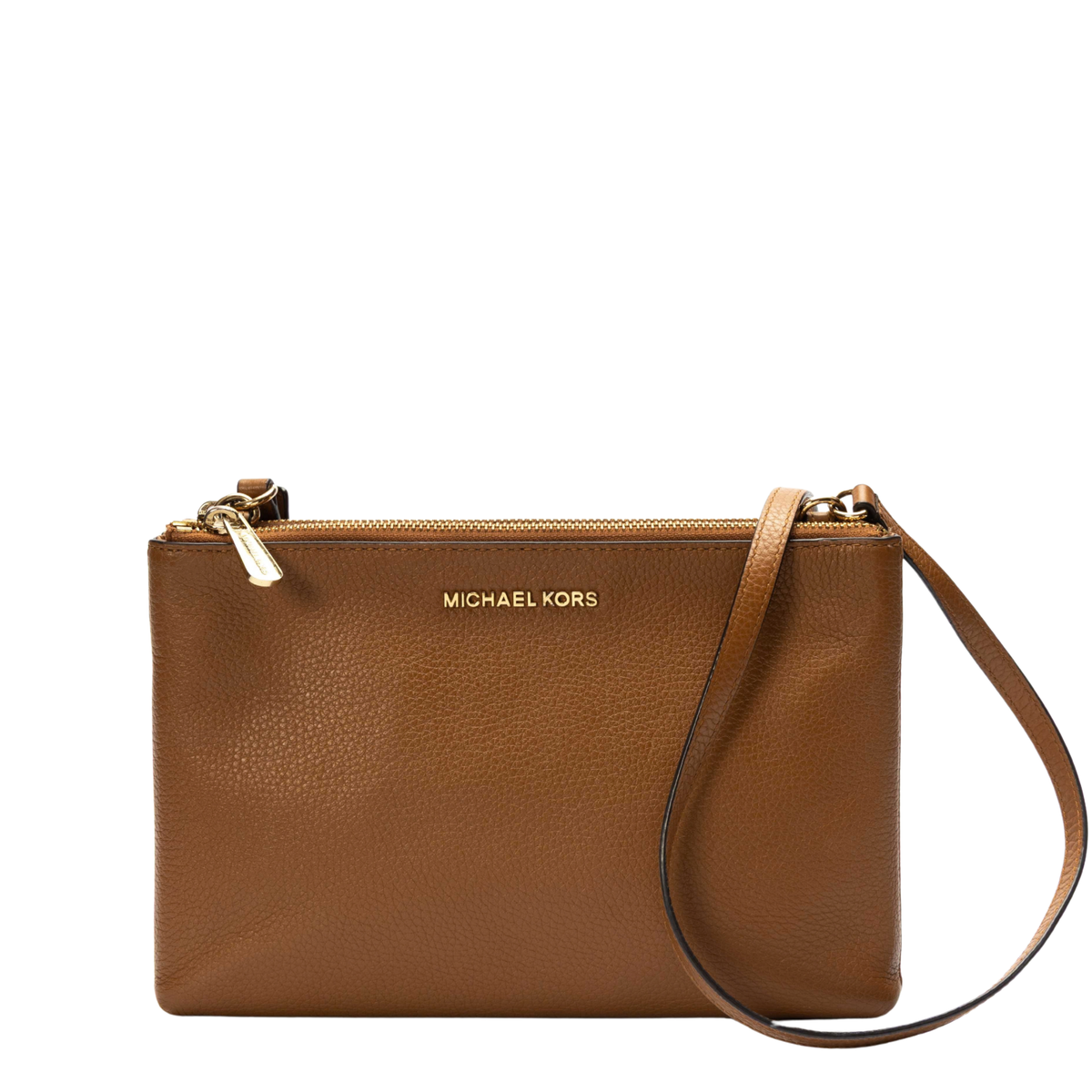 Michael Kors Jet Set Double Gusset Logo Crossbody Bag