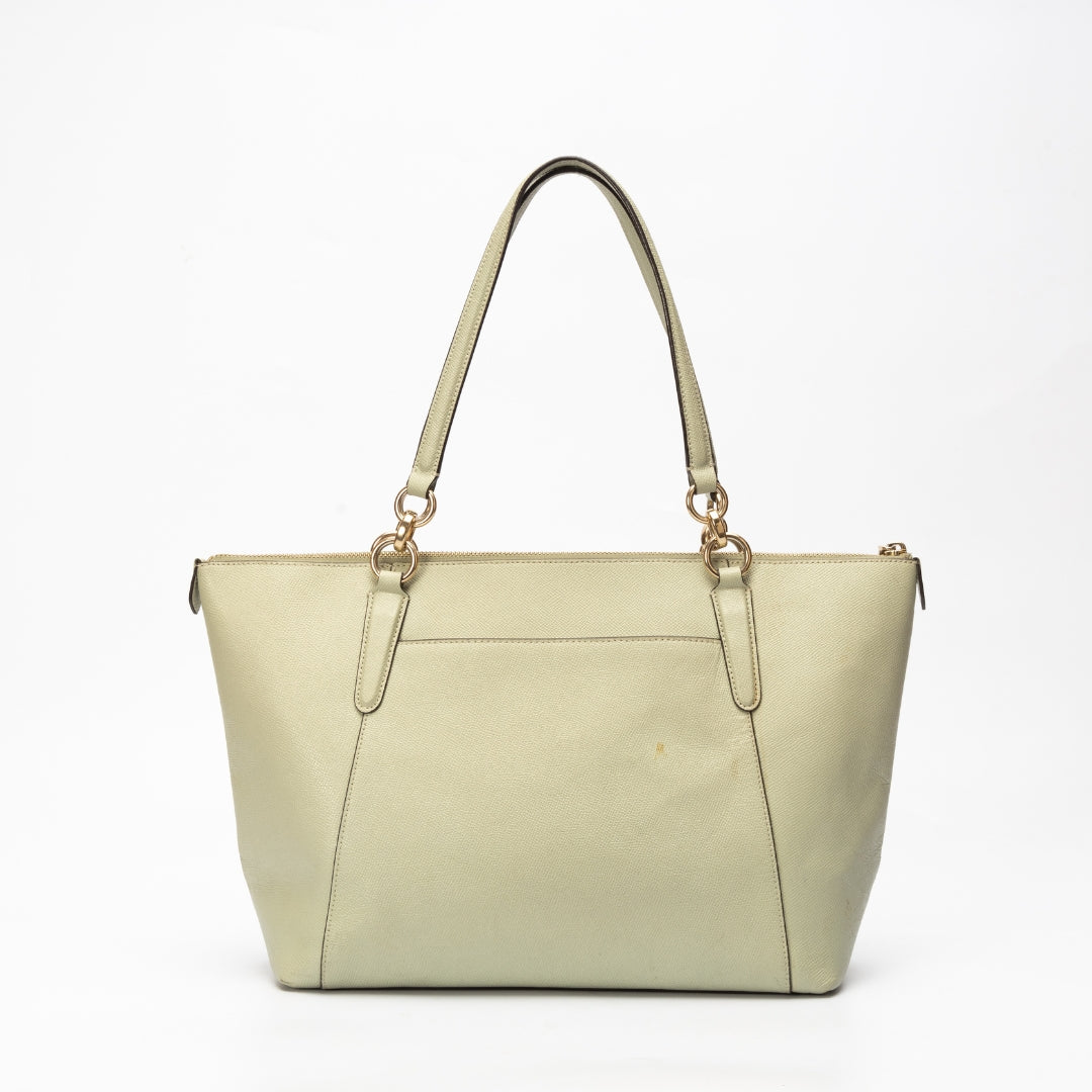 Coach Ava Crossgrain Leather Tote