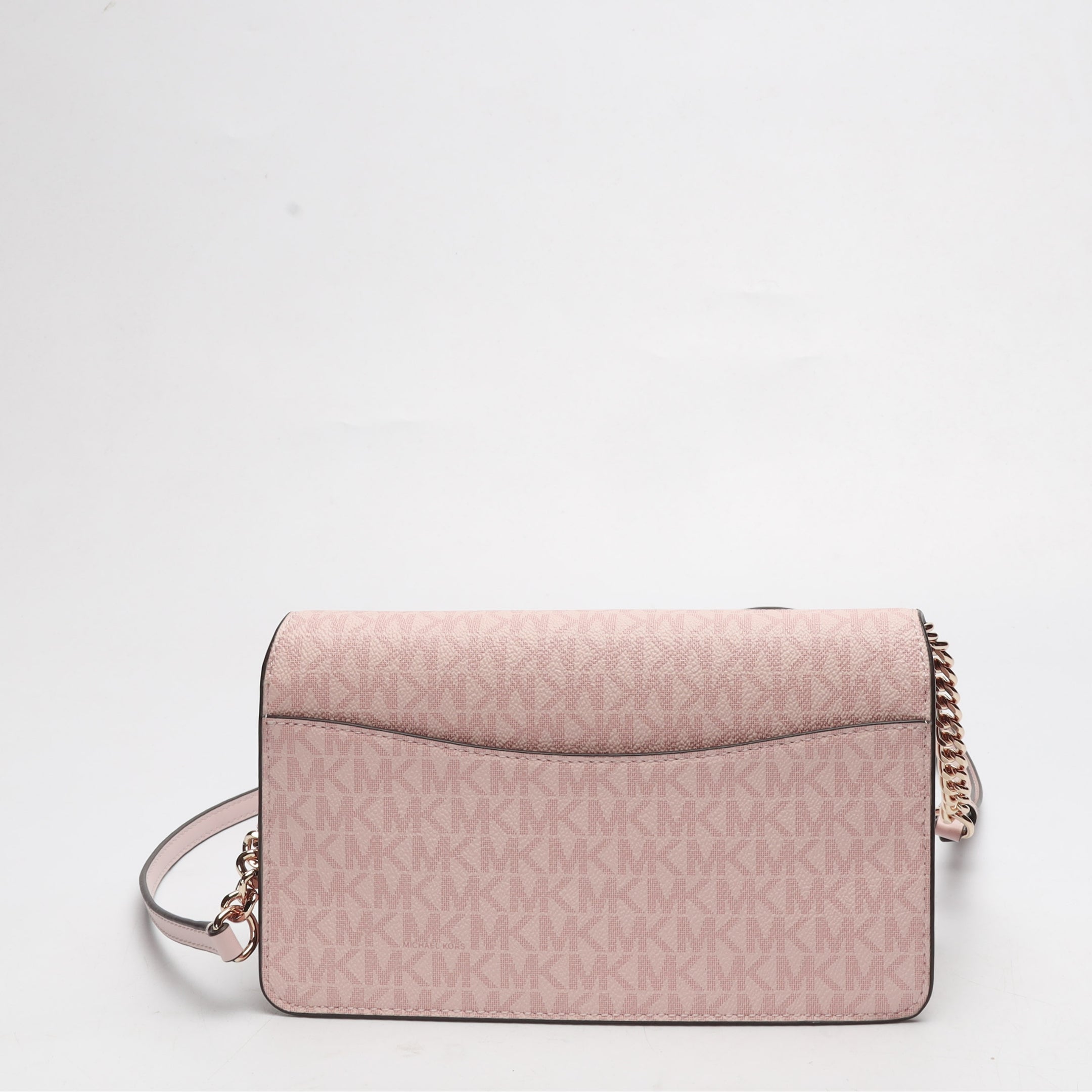 Michael Kors Jet Set Pink Logo Crossbody Bag