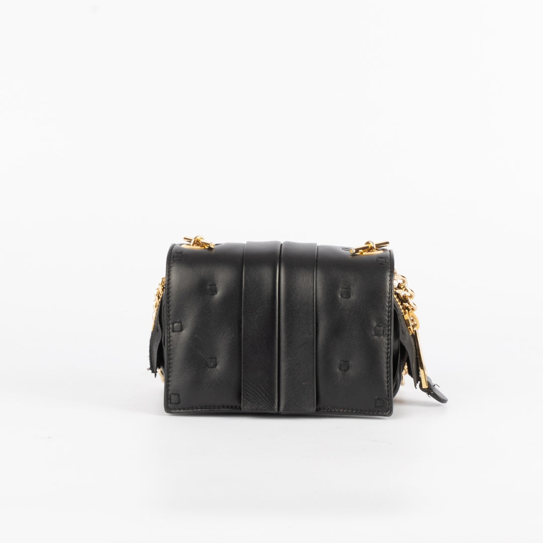 Moschino Inside Out Leather Crossbody Bag