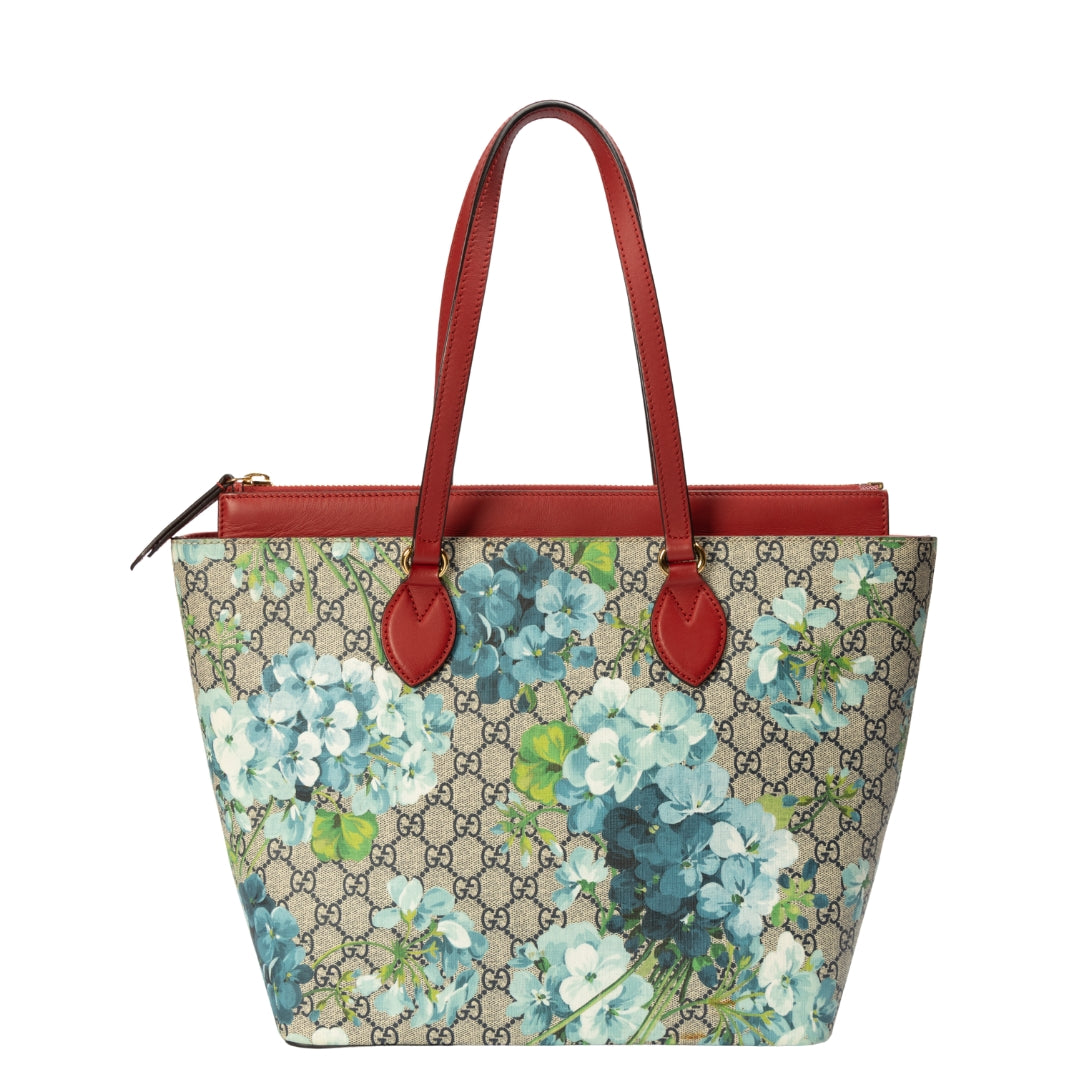 Gucci Bloom Print Supreme Canvas Shopper Tote