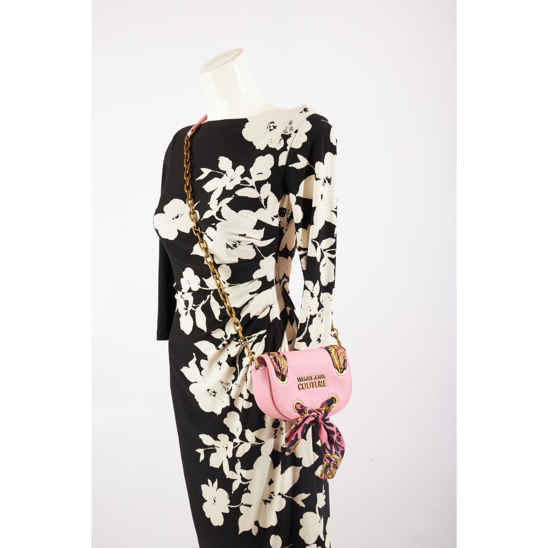 Versace Jeans Couture Pink Chain Crossbody Bag