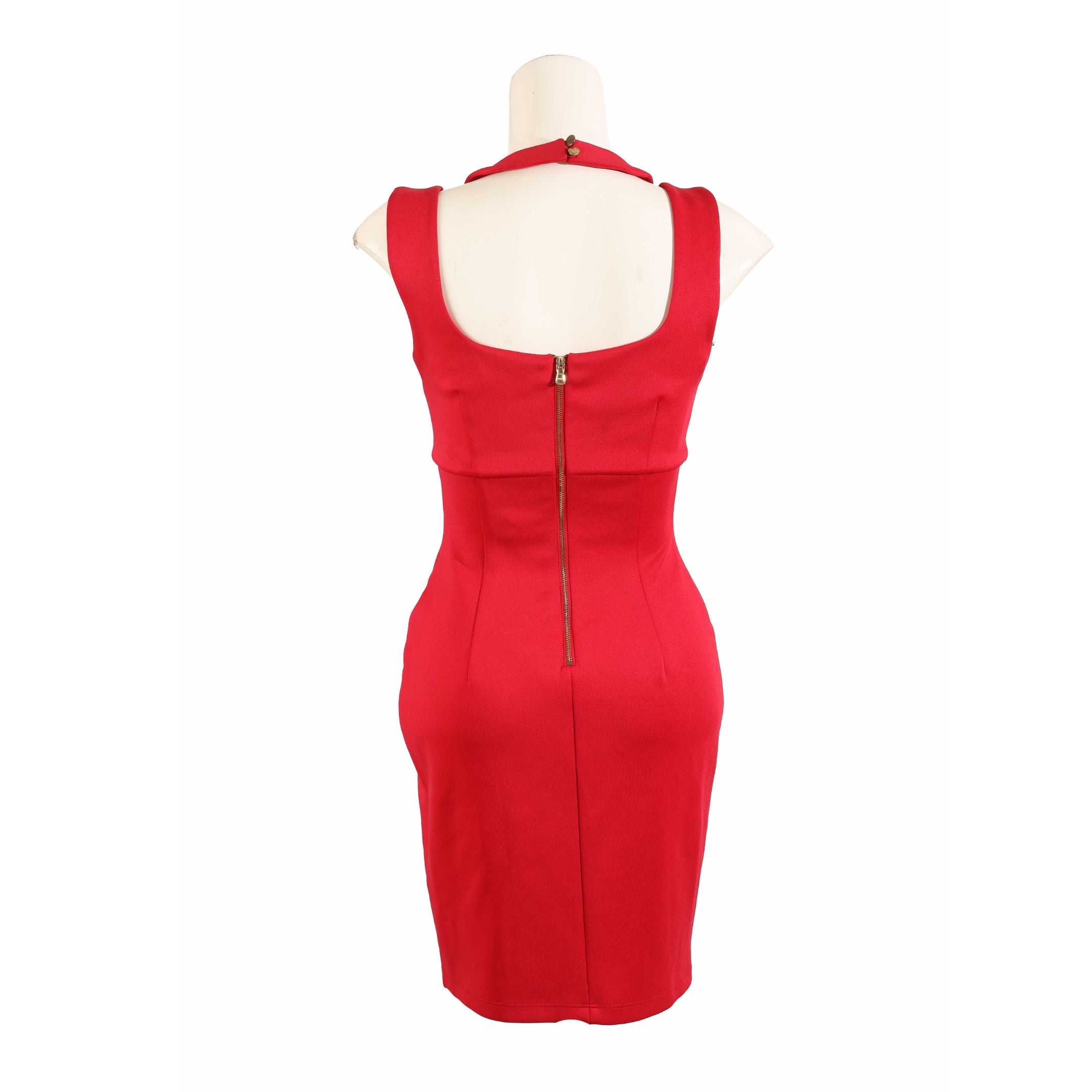 Guess Red Scuba Bodycon Dress