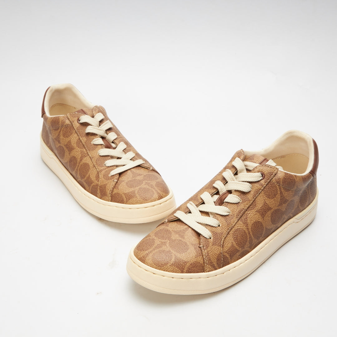 Coach High Line Sneaker In Signature Canvas