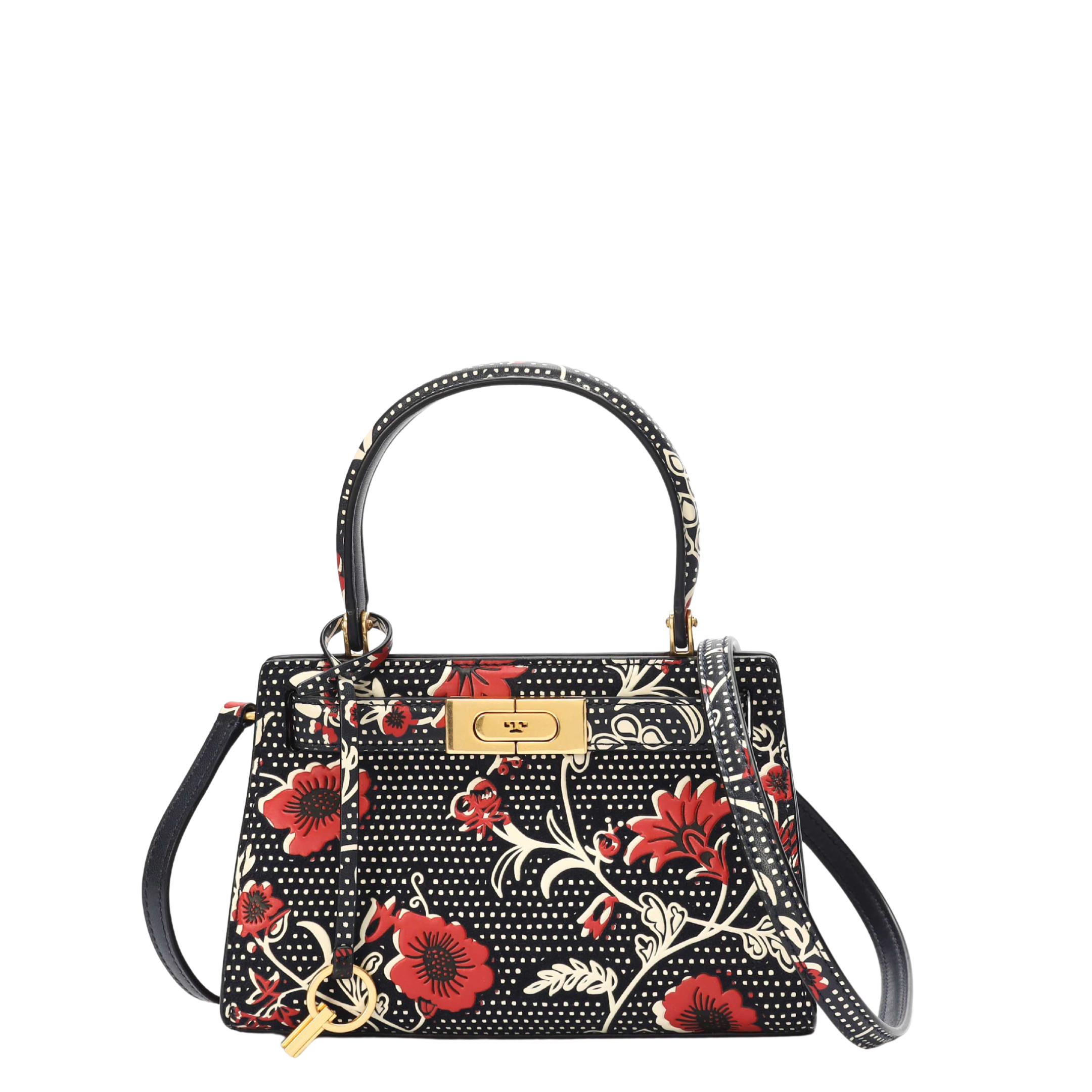 Tory Burch Lee Radziwill Floral Top handle bag
