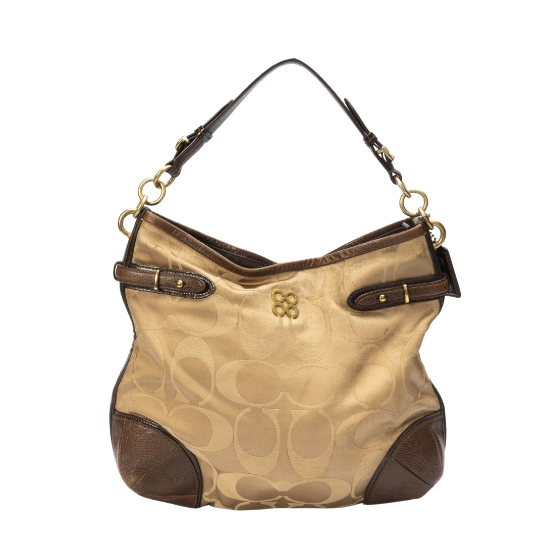 Coach Peyton Signature Canvas Hobo Bag