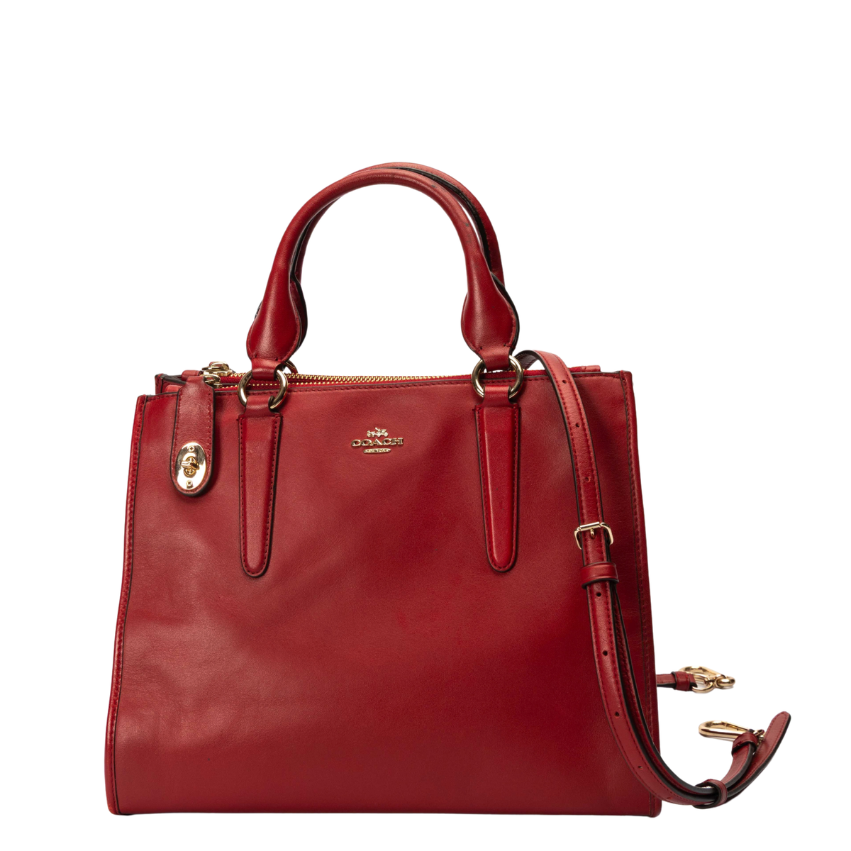 Coach Red Convertible Crossbody Bag