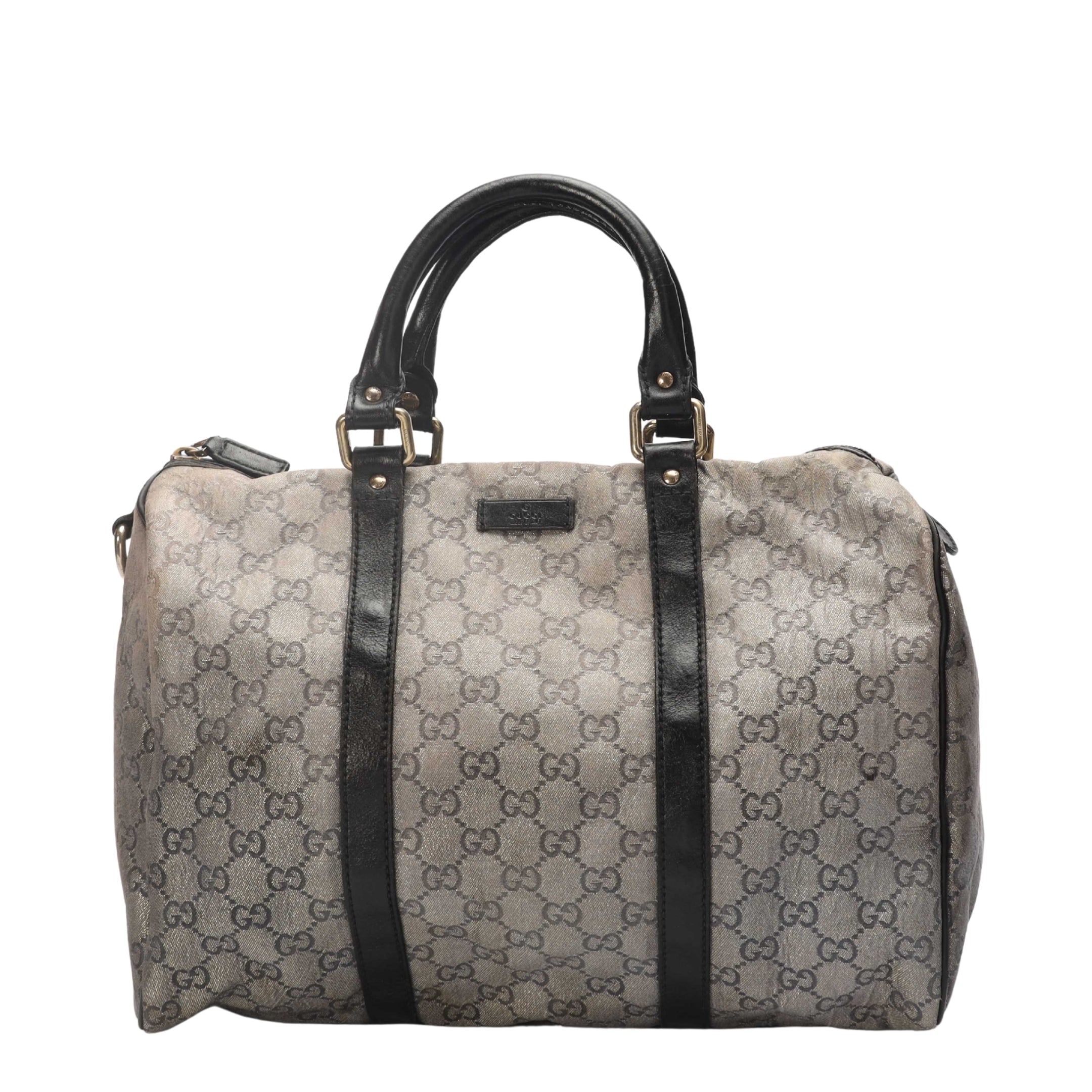Gucci Grey GG Joy Boston Bag