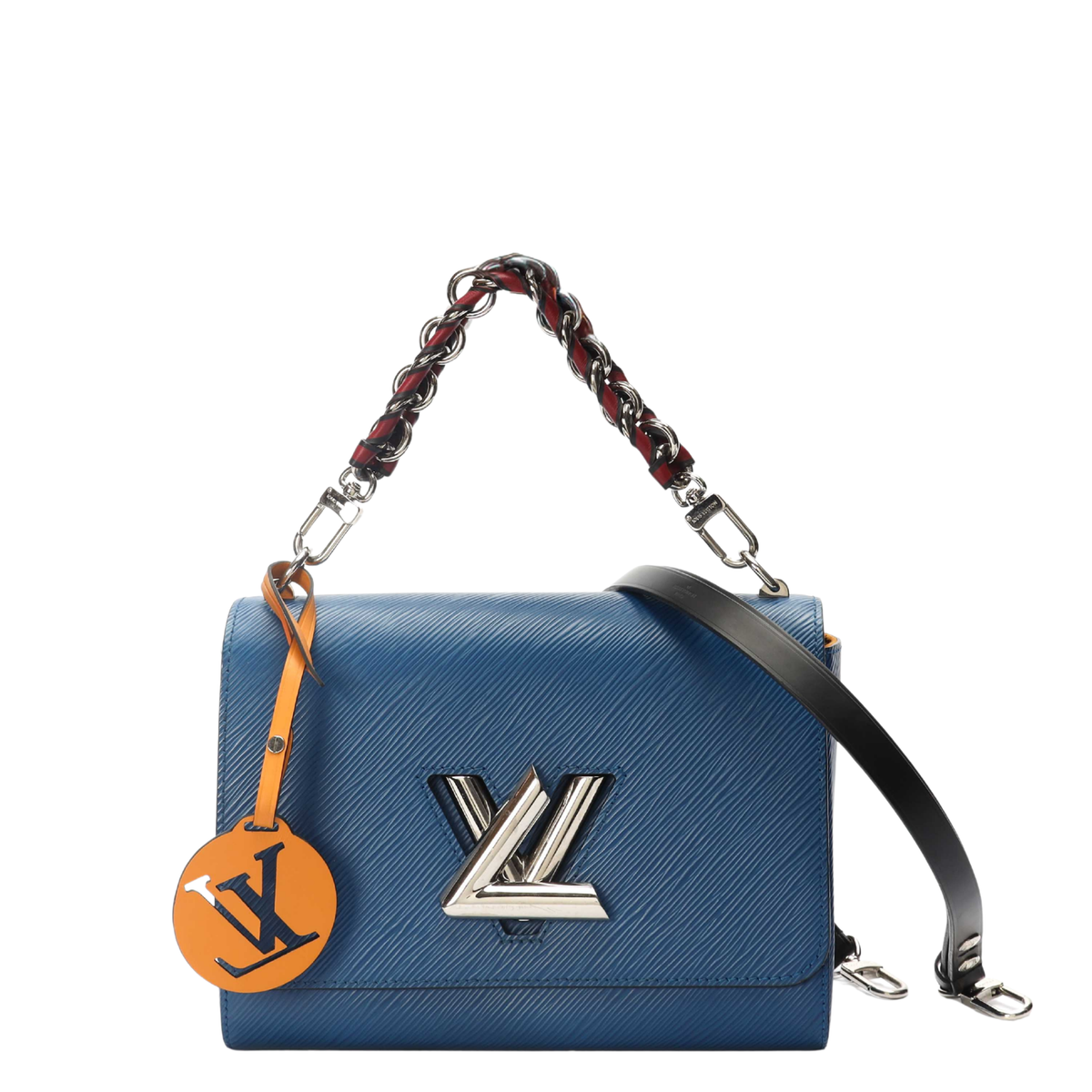 Louis Vuitton Twist MM Epi Blue Shoulder Bag
