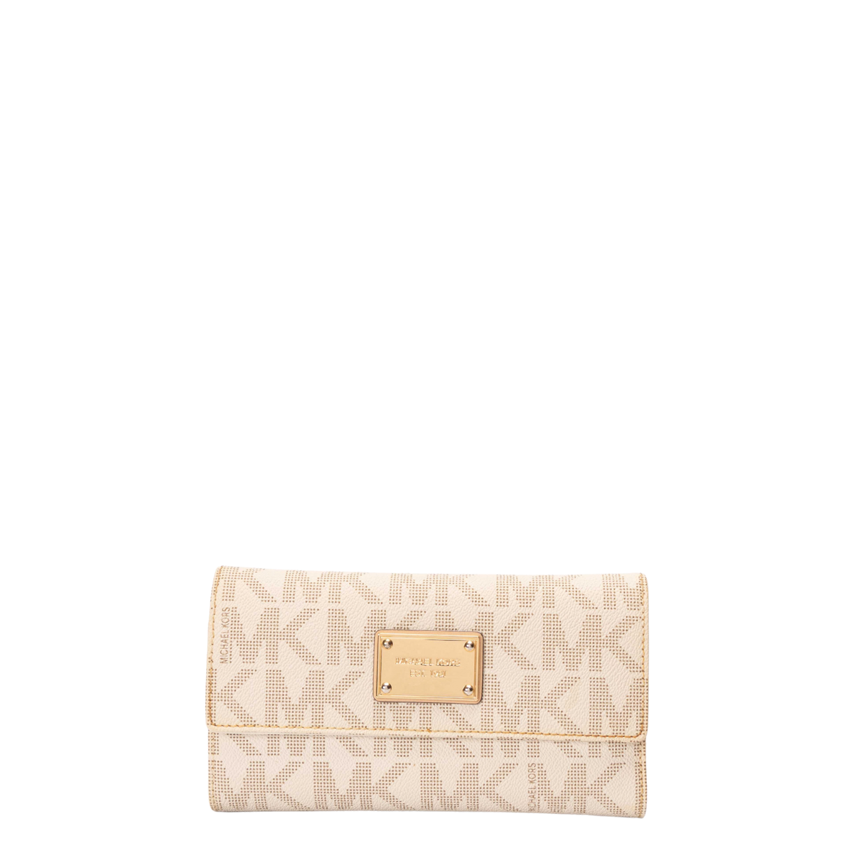 Michael Kors Jet Set Logo Checkbook Wallet