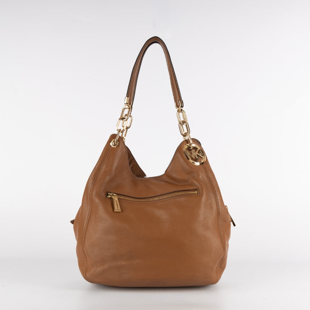 Michael Kors Brown Fulton Hobo Bag