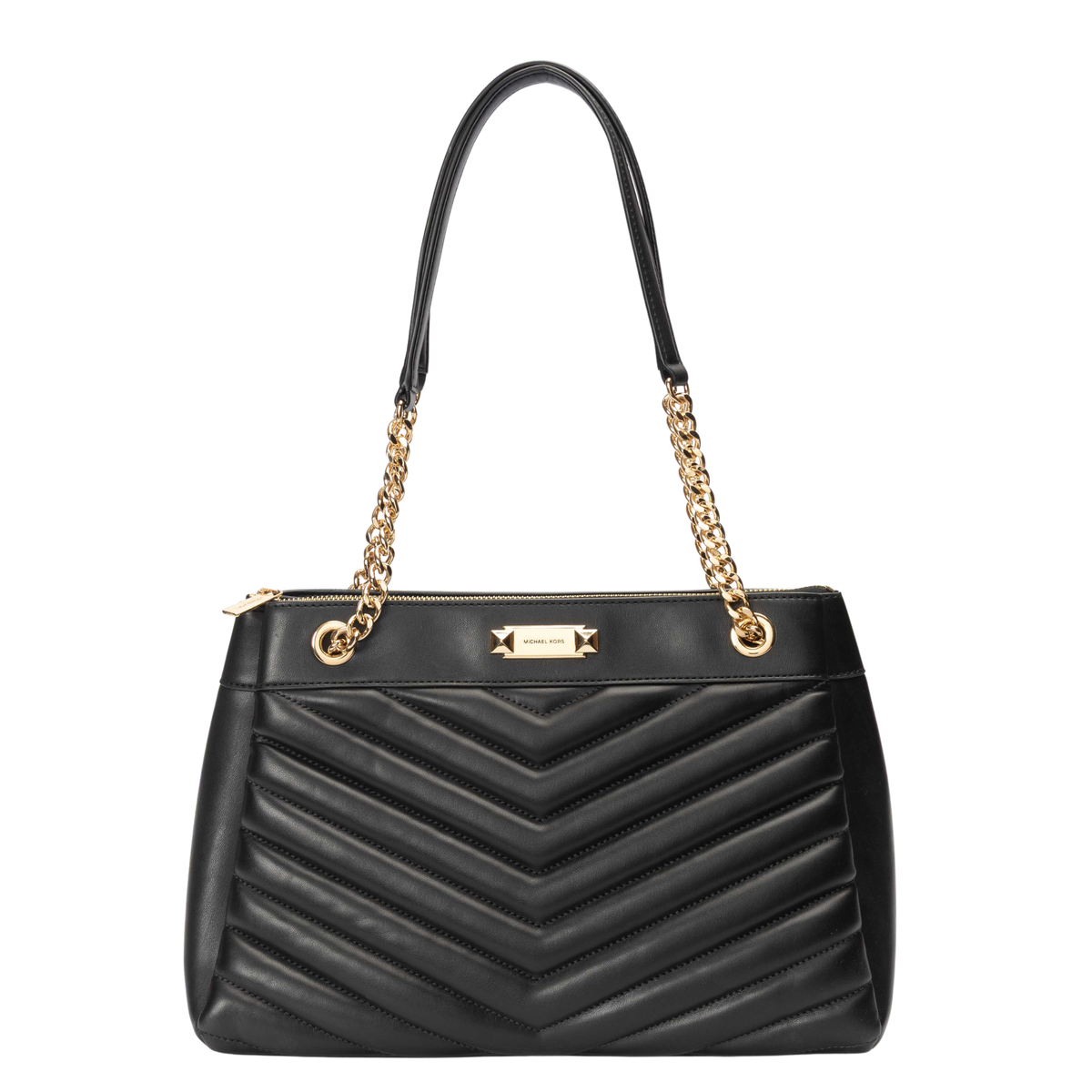 Michael Kors Black Whitney Quilted Tote
